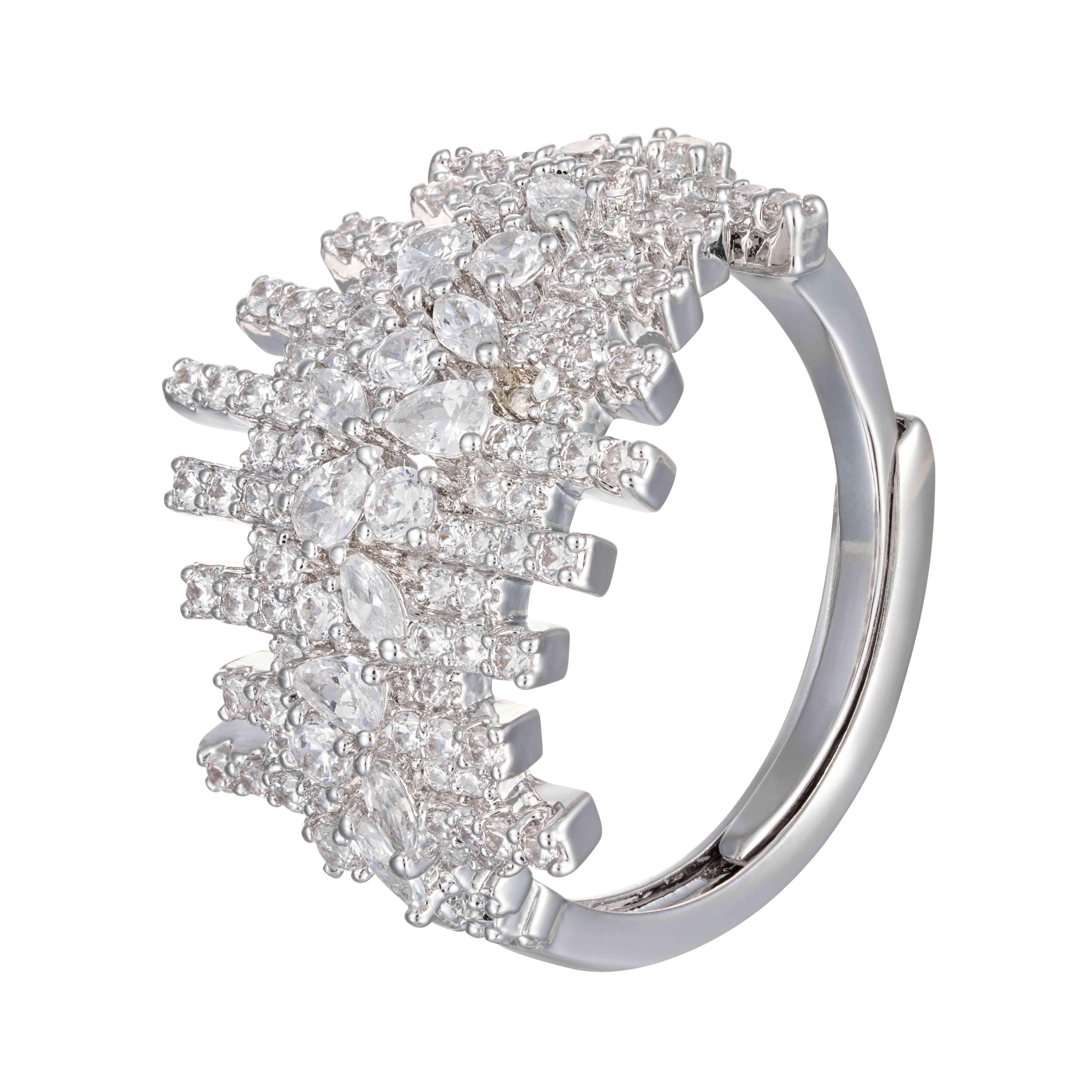 خاتم - فضي ابيض - 0 image 0