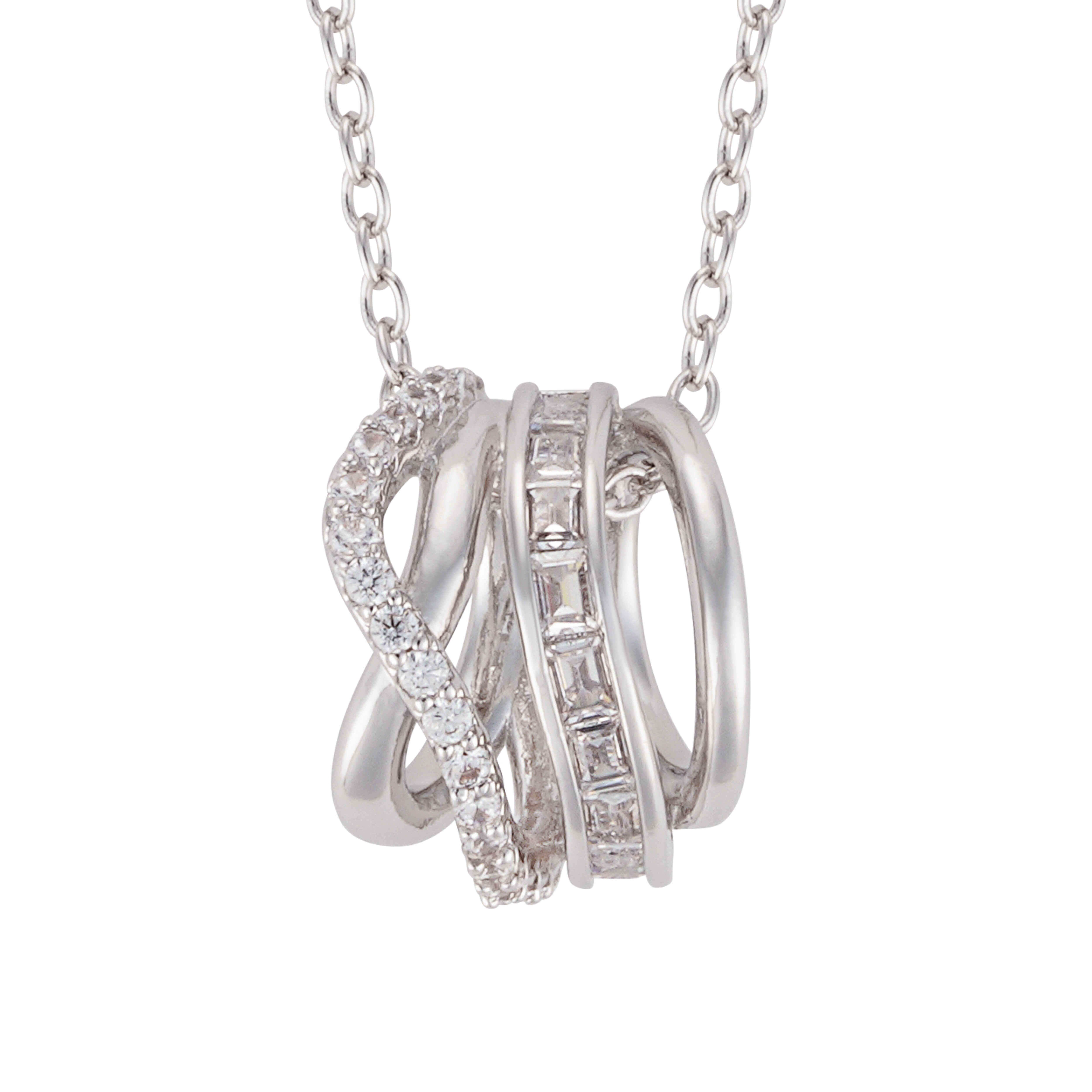 عقد - فضي ابيض - 0 image 1