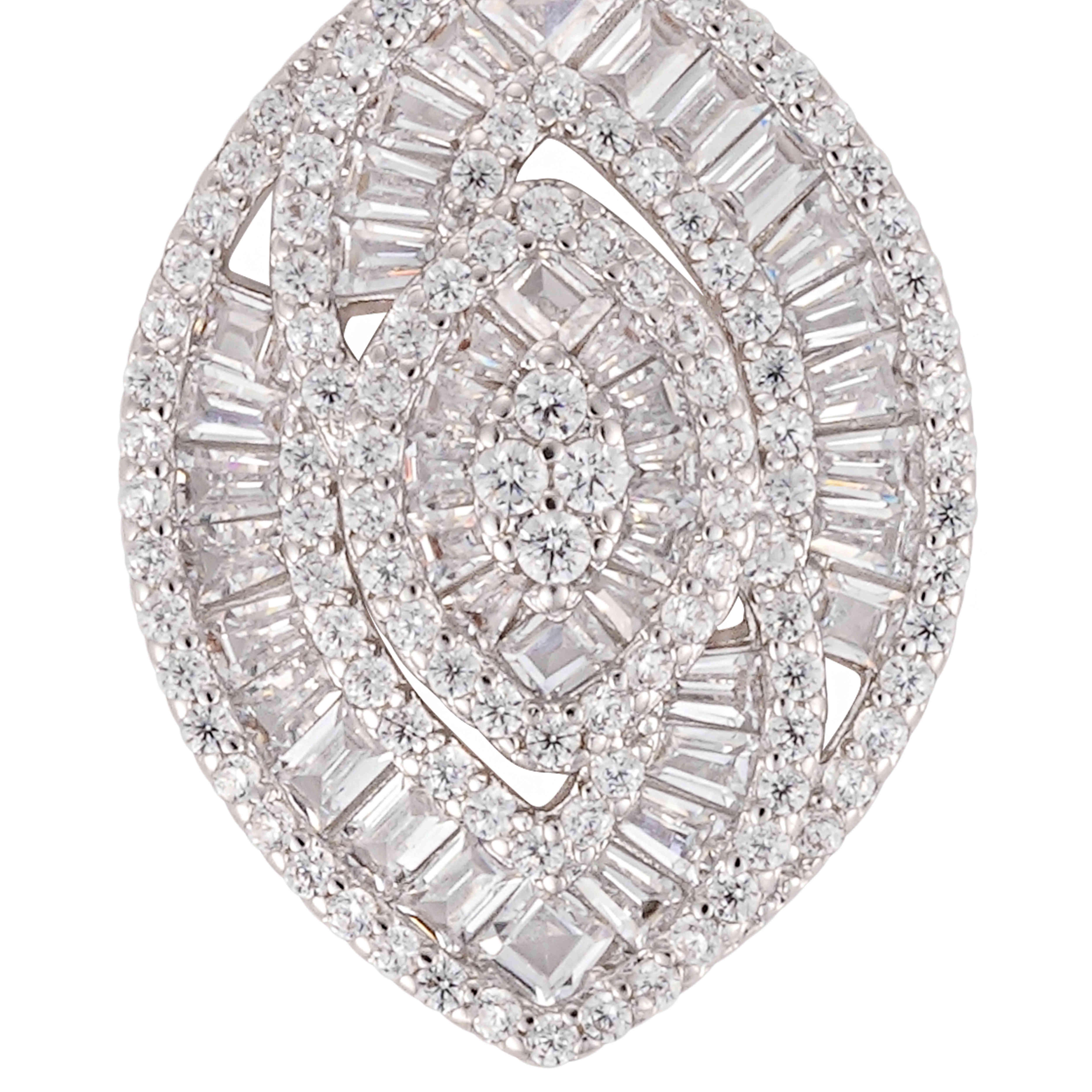 حلق - فضي ابيض - 0 image 2