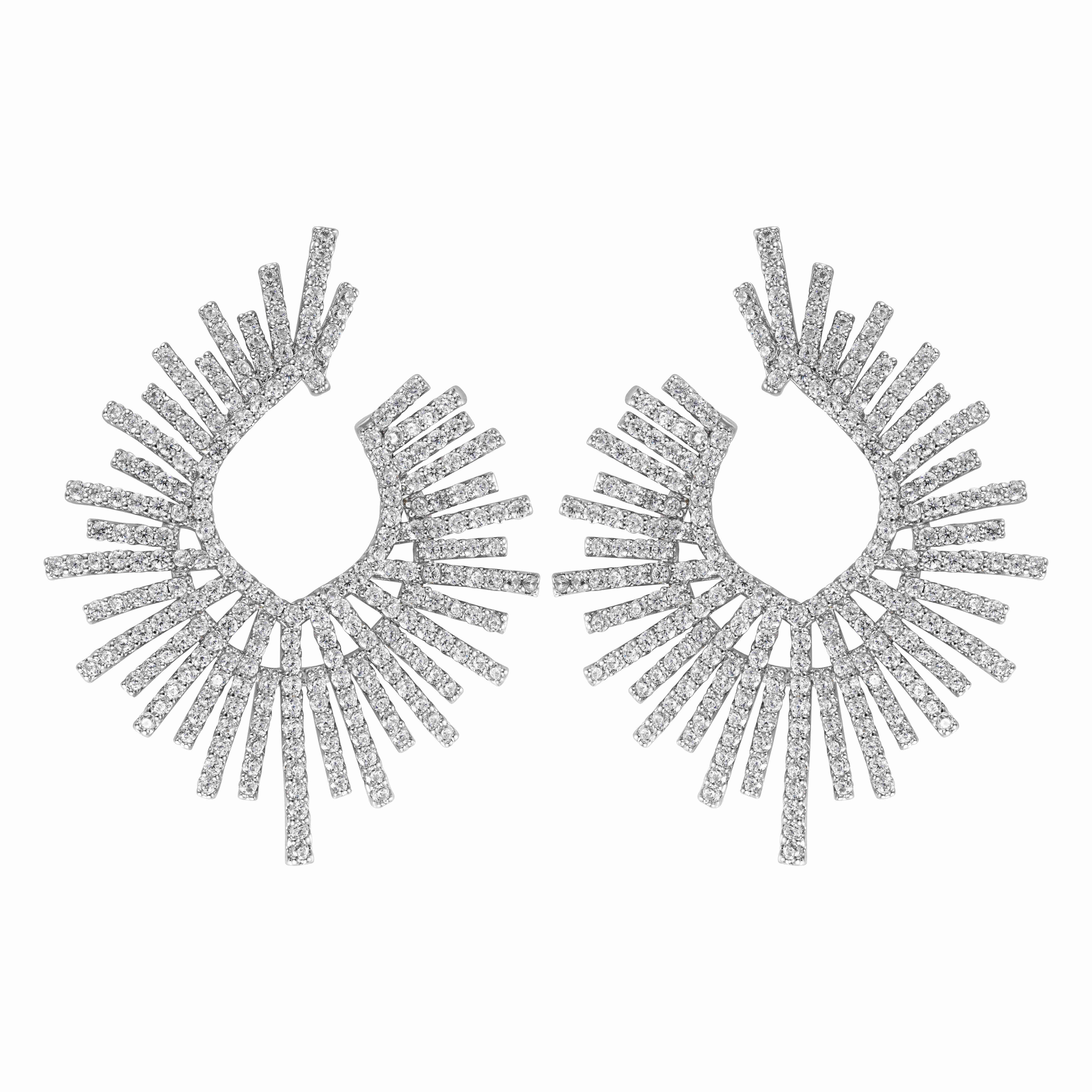 Earrings - Silver White - 0 image 0