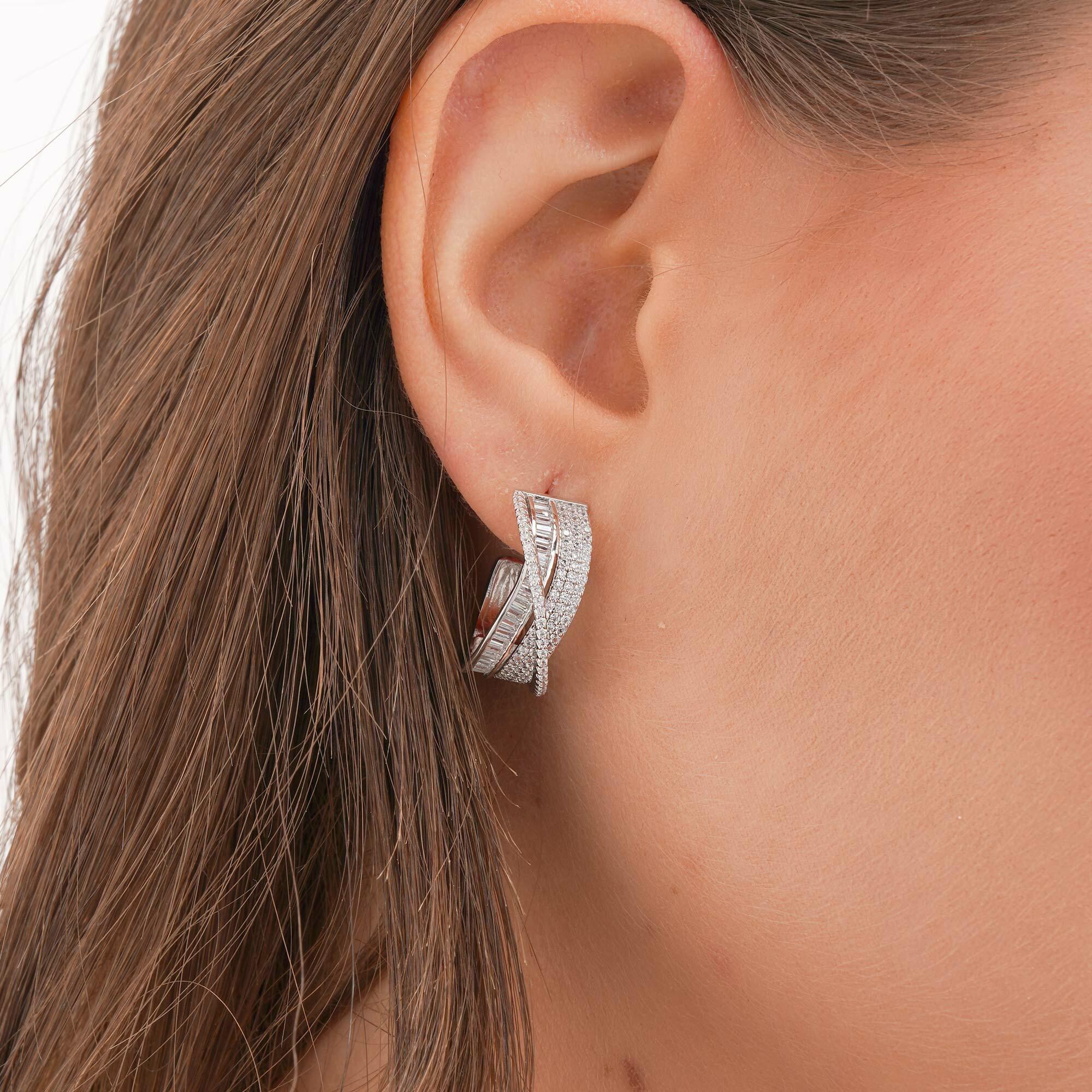 Earrings - Silver White - 0 image 0