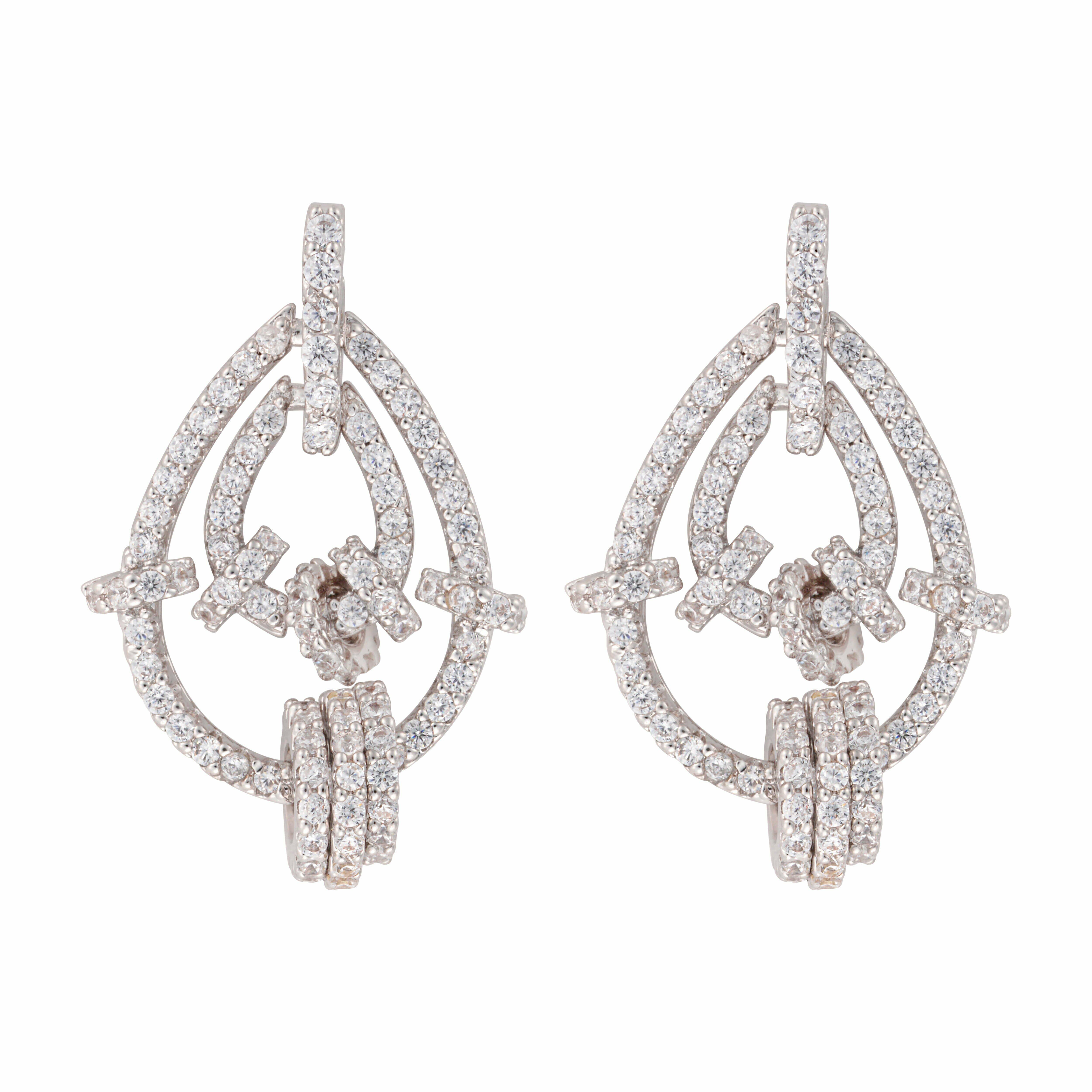 Earrings - Silver White - 0 image 0