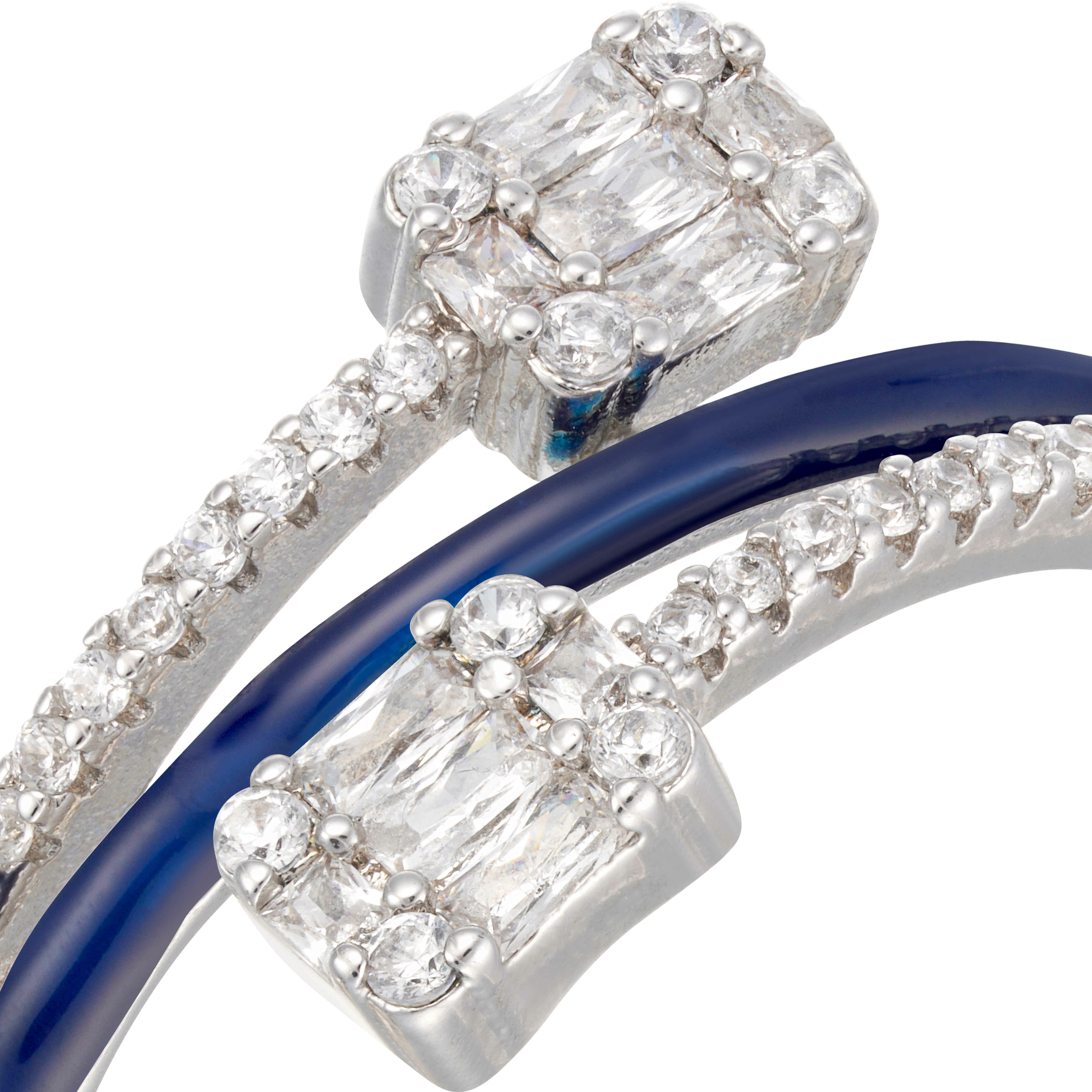 طقم أ - Silver Dark Blue - 0 image 4