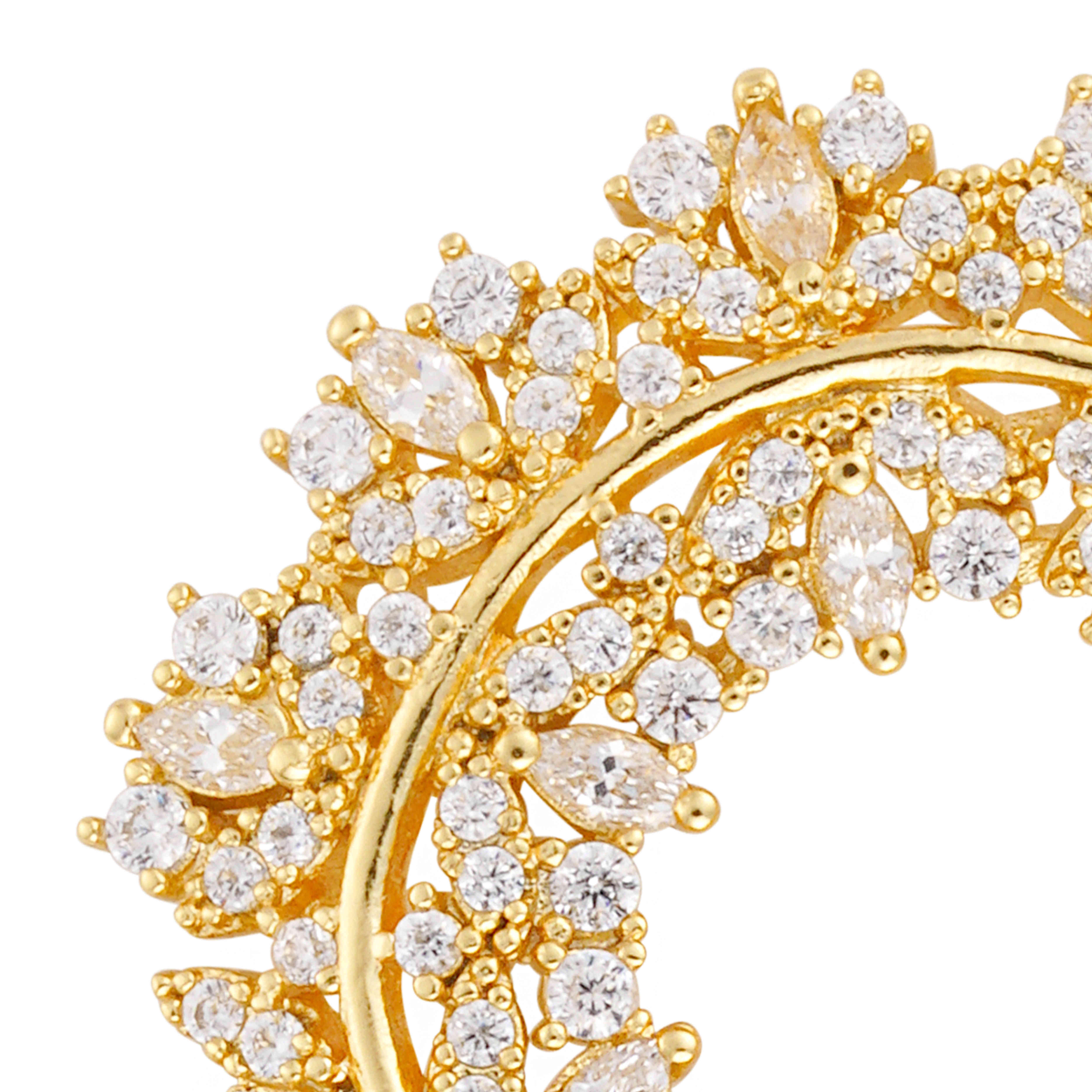 حلق - ذهبي ابيض - 0 image 2