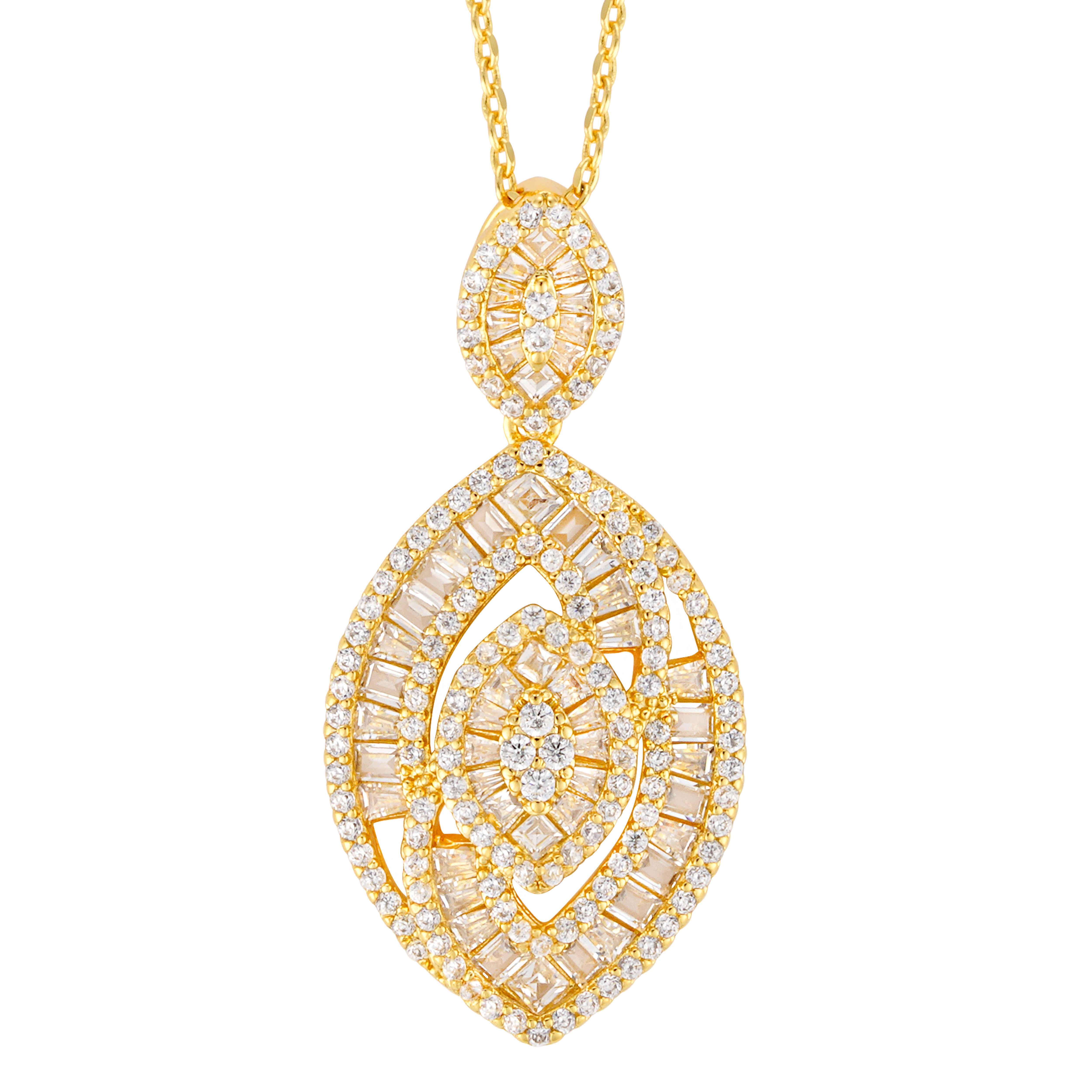 عقد - ذهبي ابيض - 0 image 1