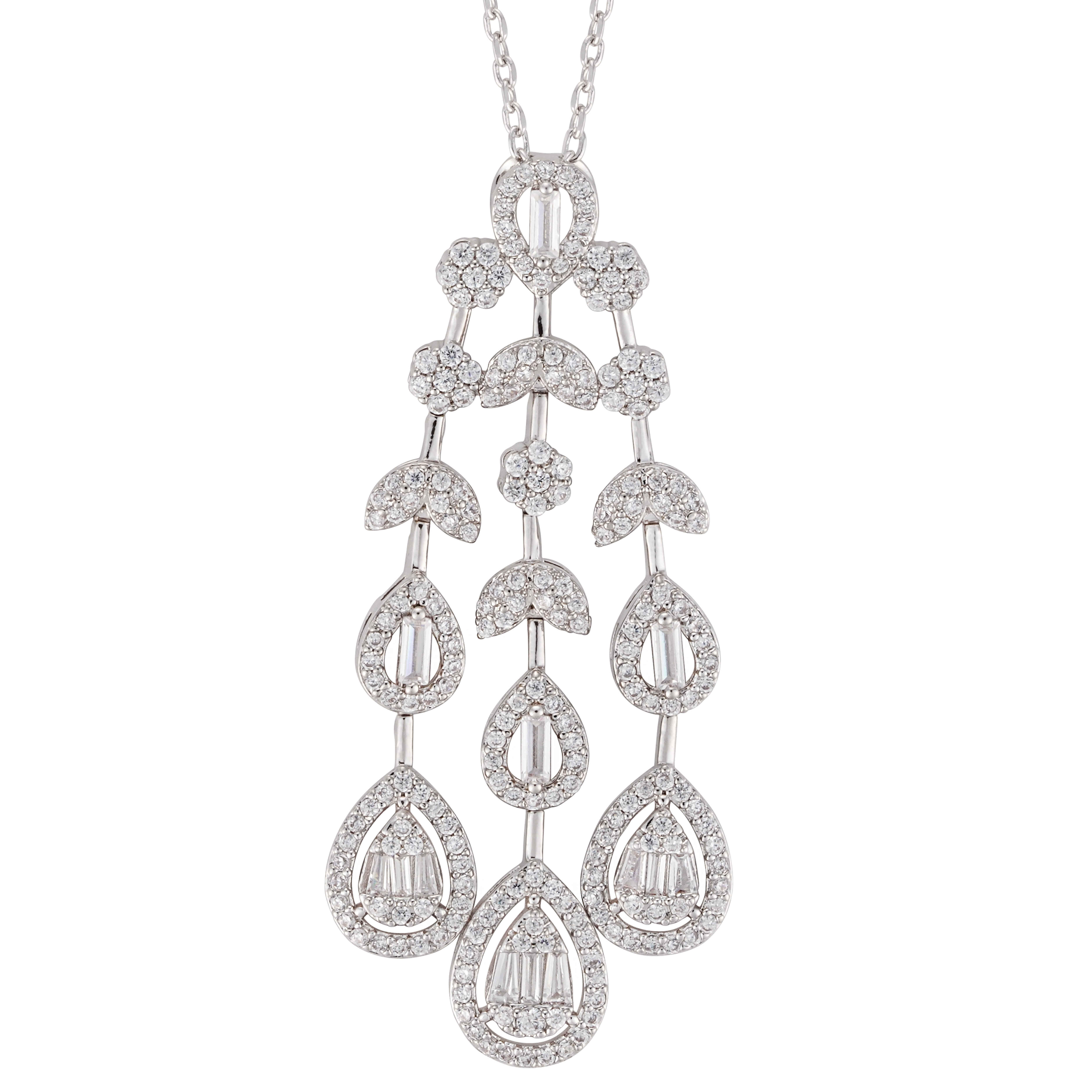 عقد - فضي ابيض - 0 image 1