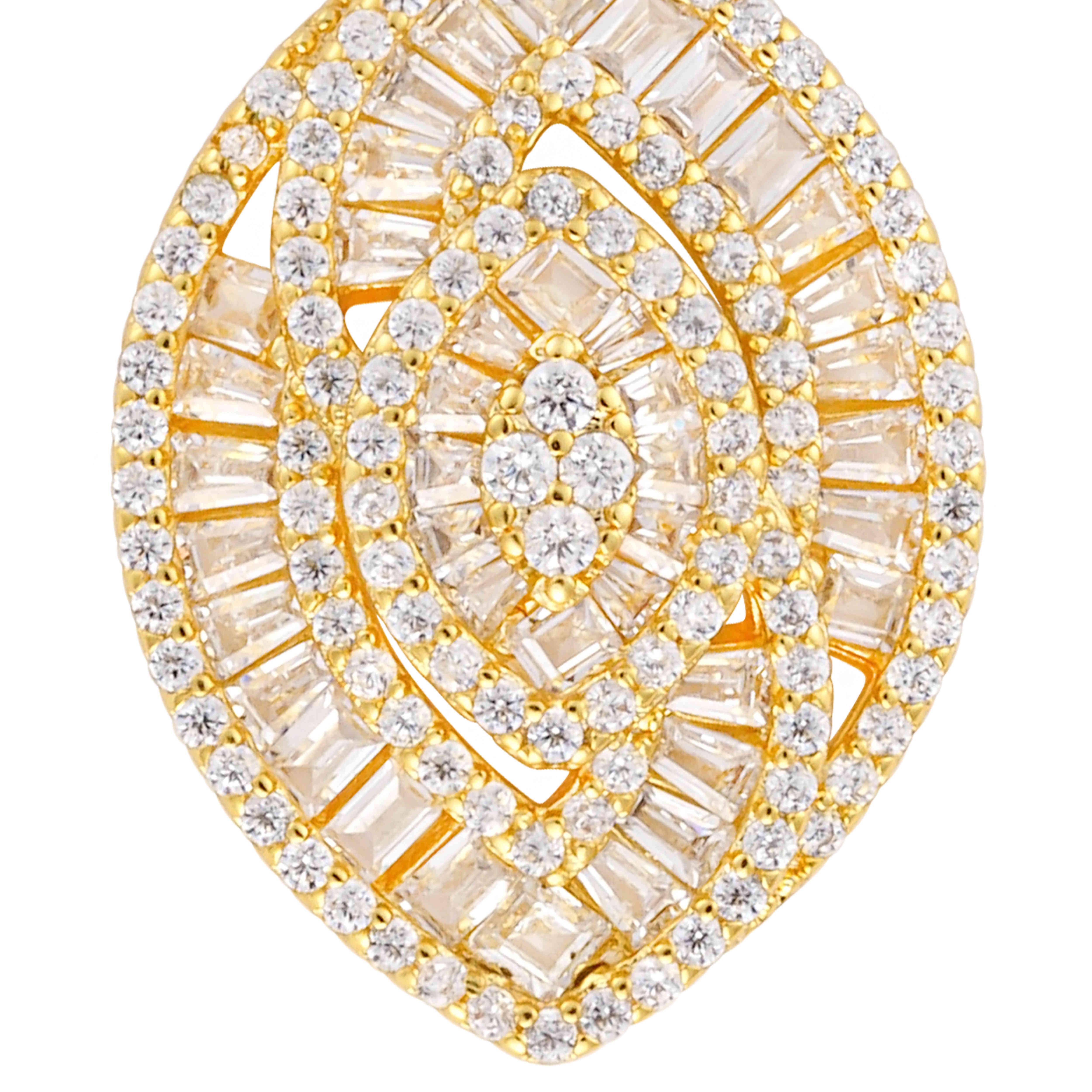 حلق - ذهبي ابيض - 0 image 2