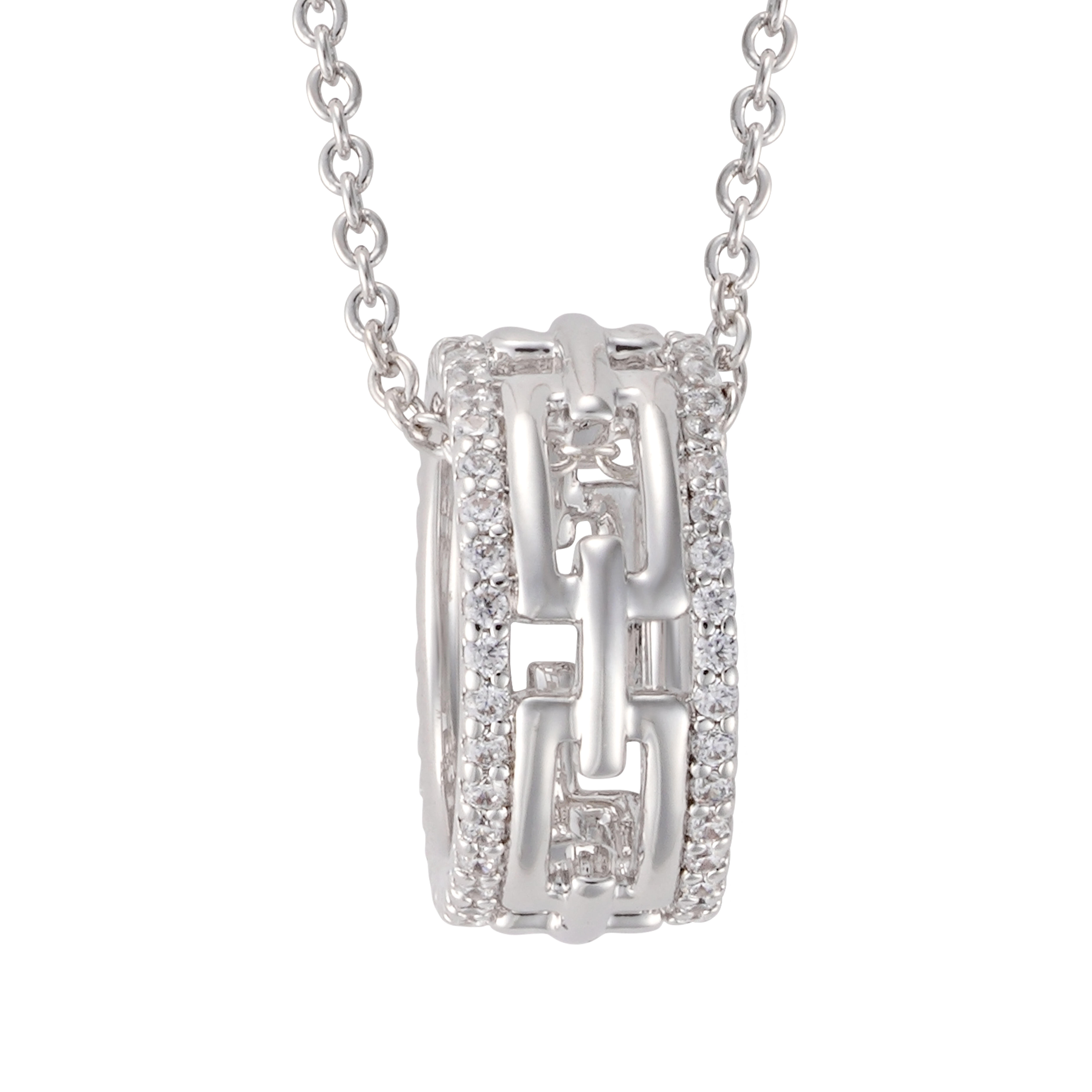 عقد - فضي ابيض - 0 image 1