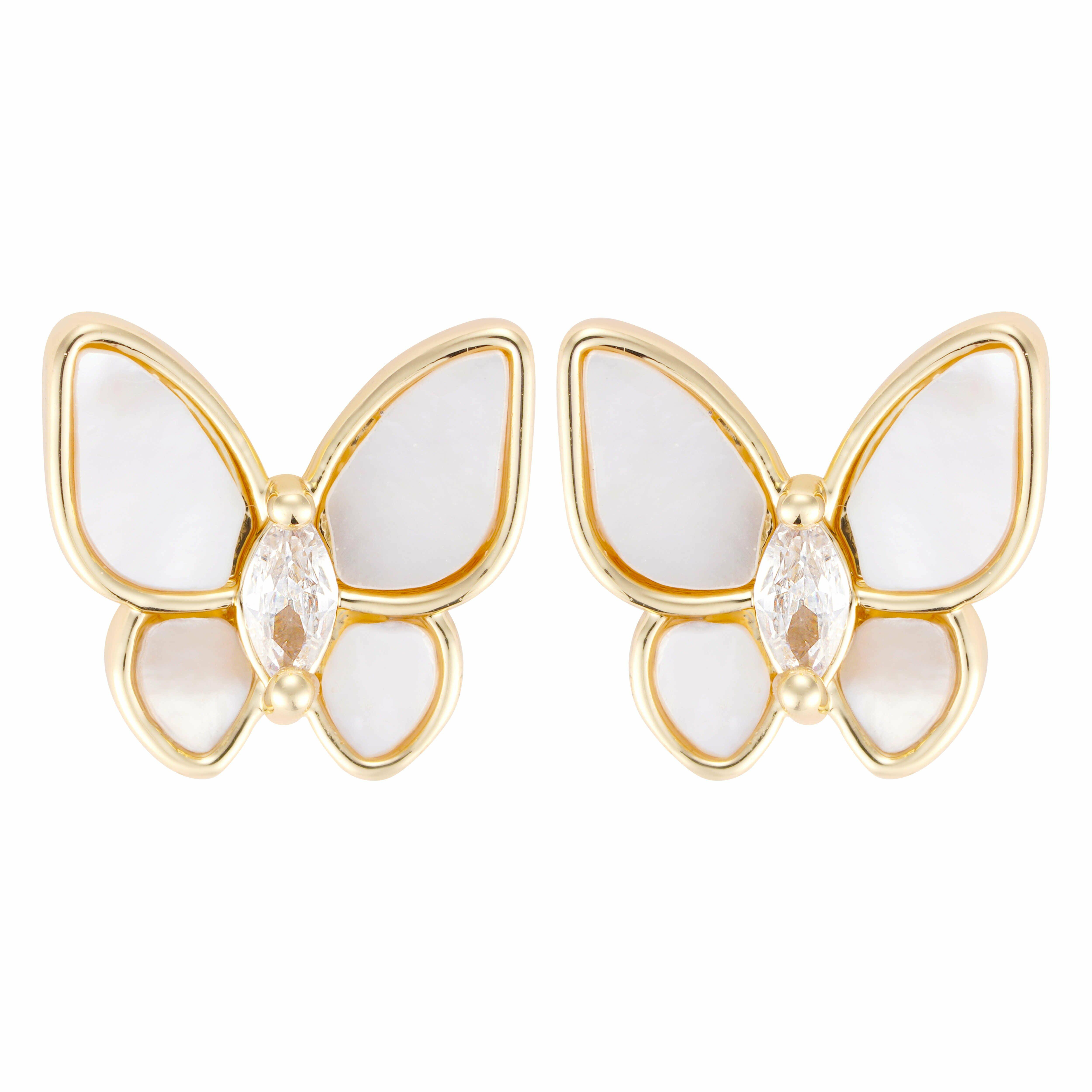 طقم فراشات مزين بالسيراميك الأبيض image 8