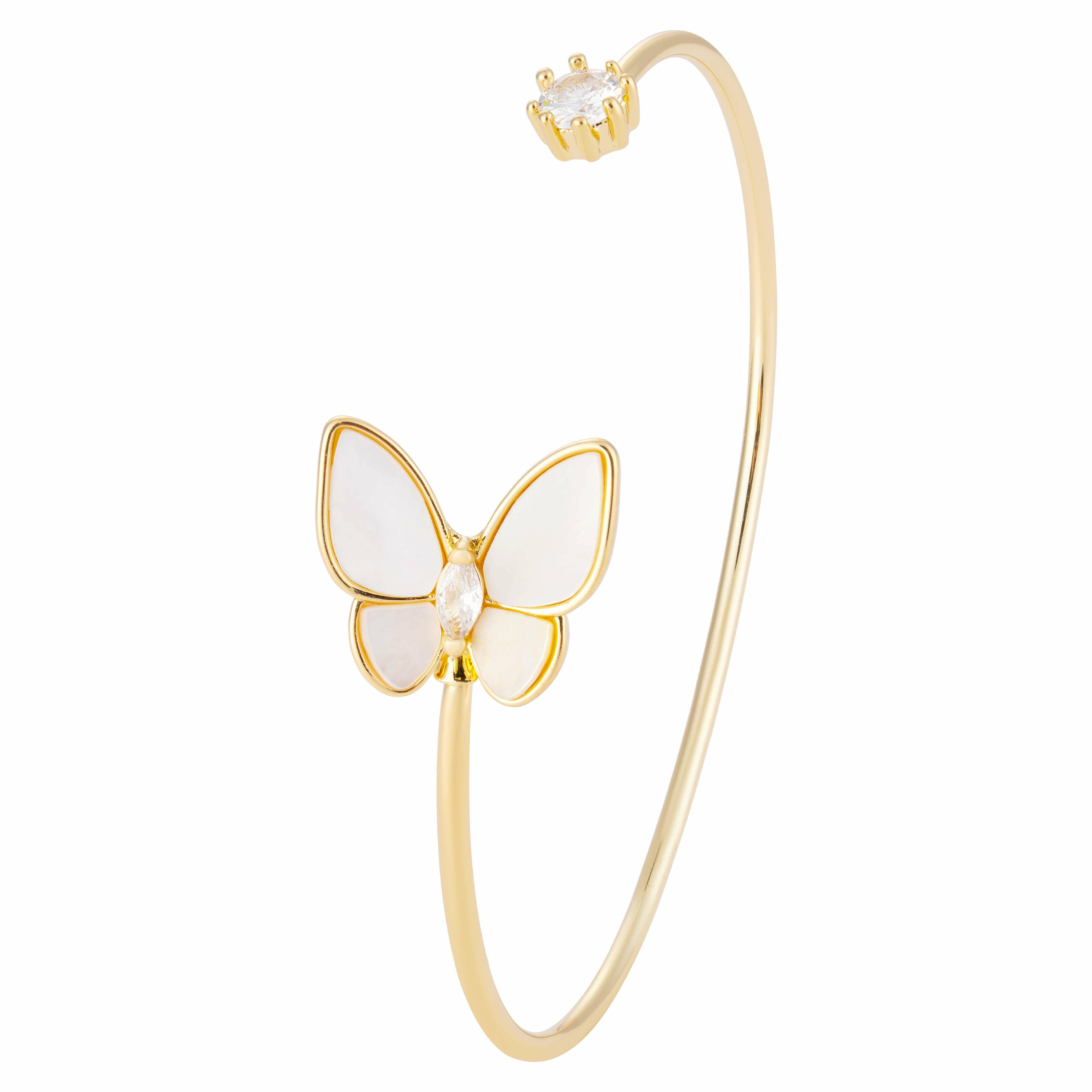 طقم فراشات مزين بالسيراميك الأبيض image 10