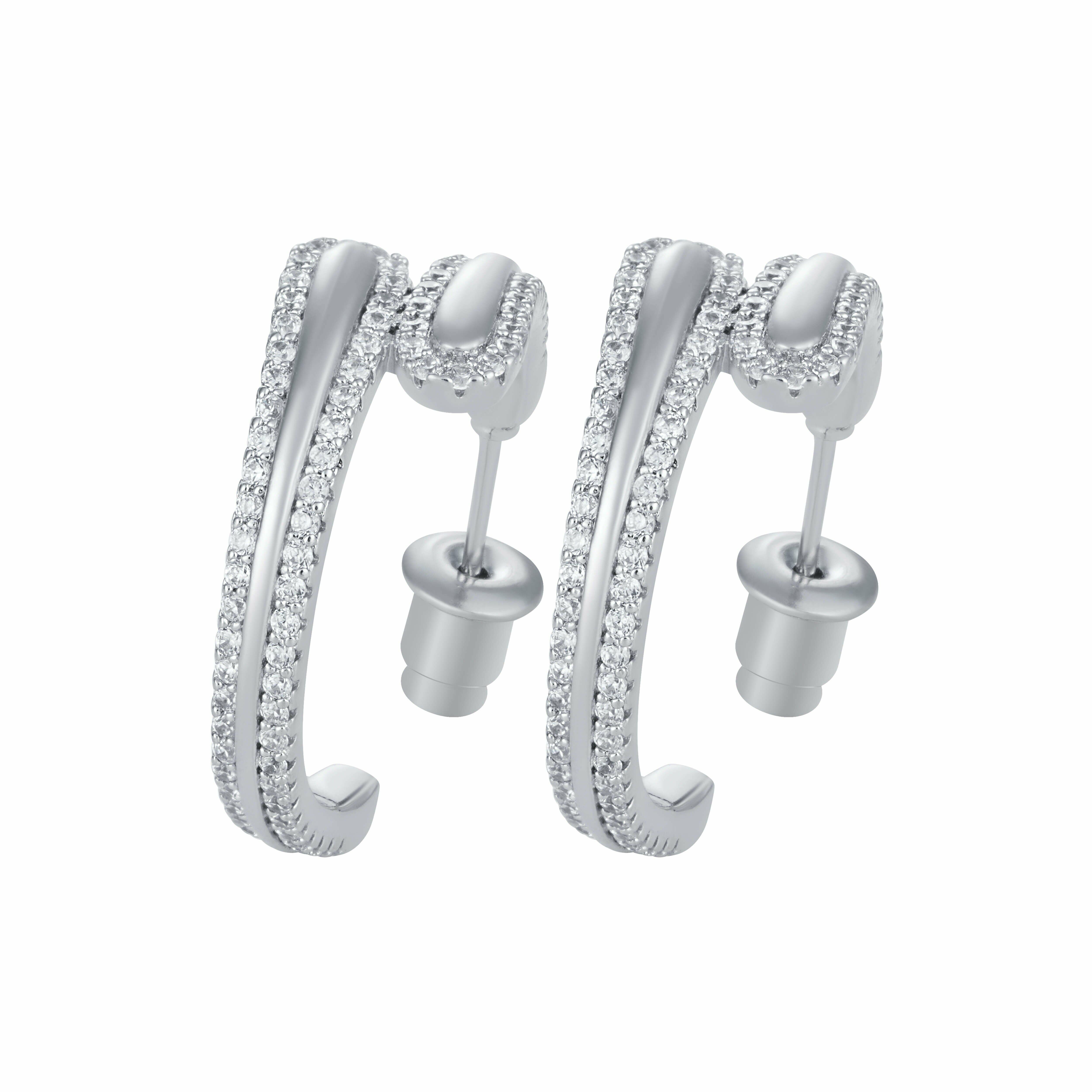 Earrings - Silver White - 0 image 0