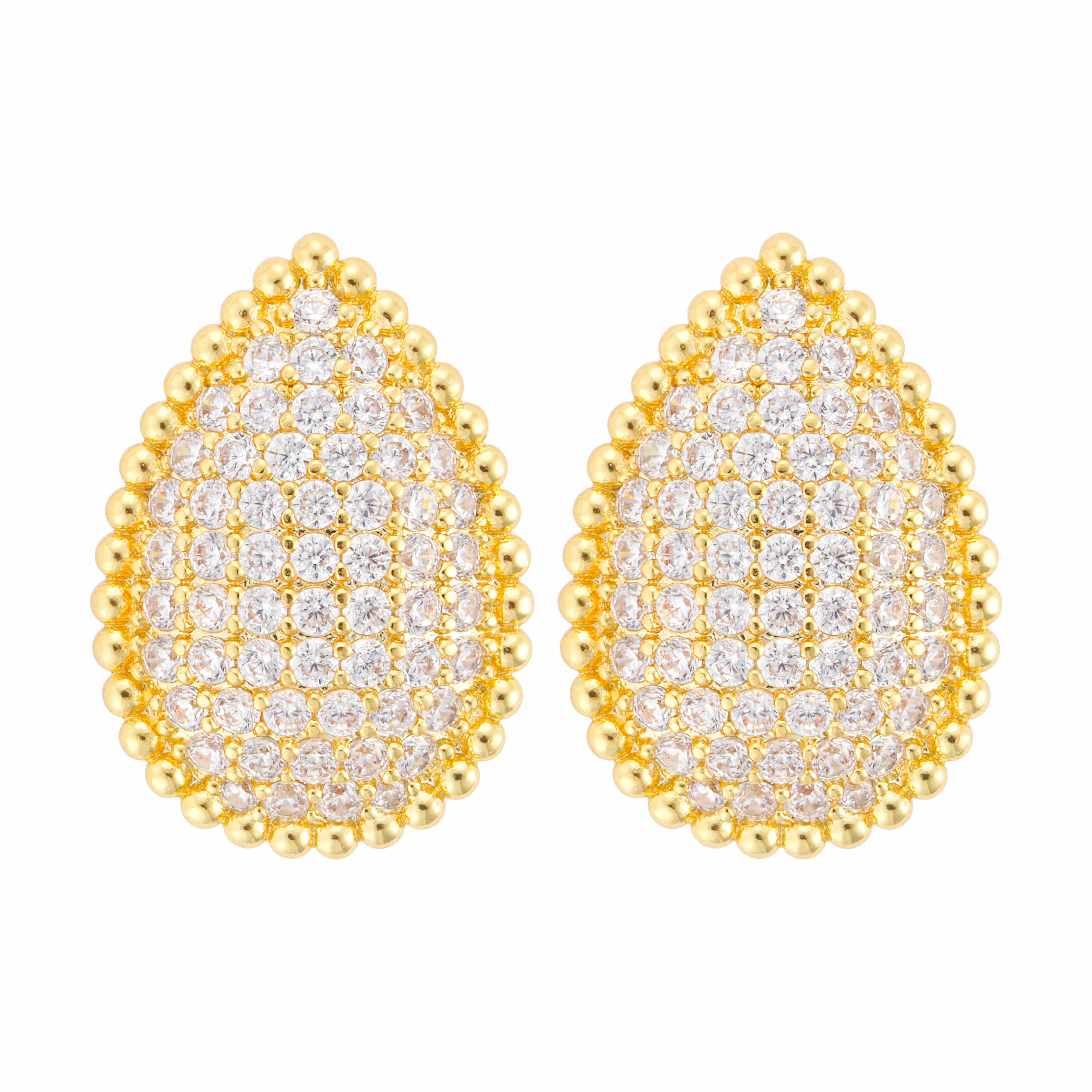 Earrings - Gold White - 0 image 0