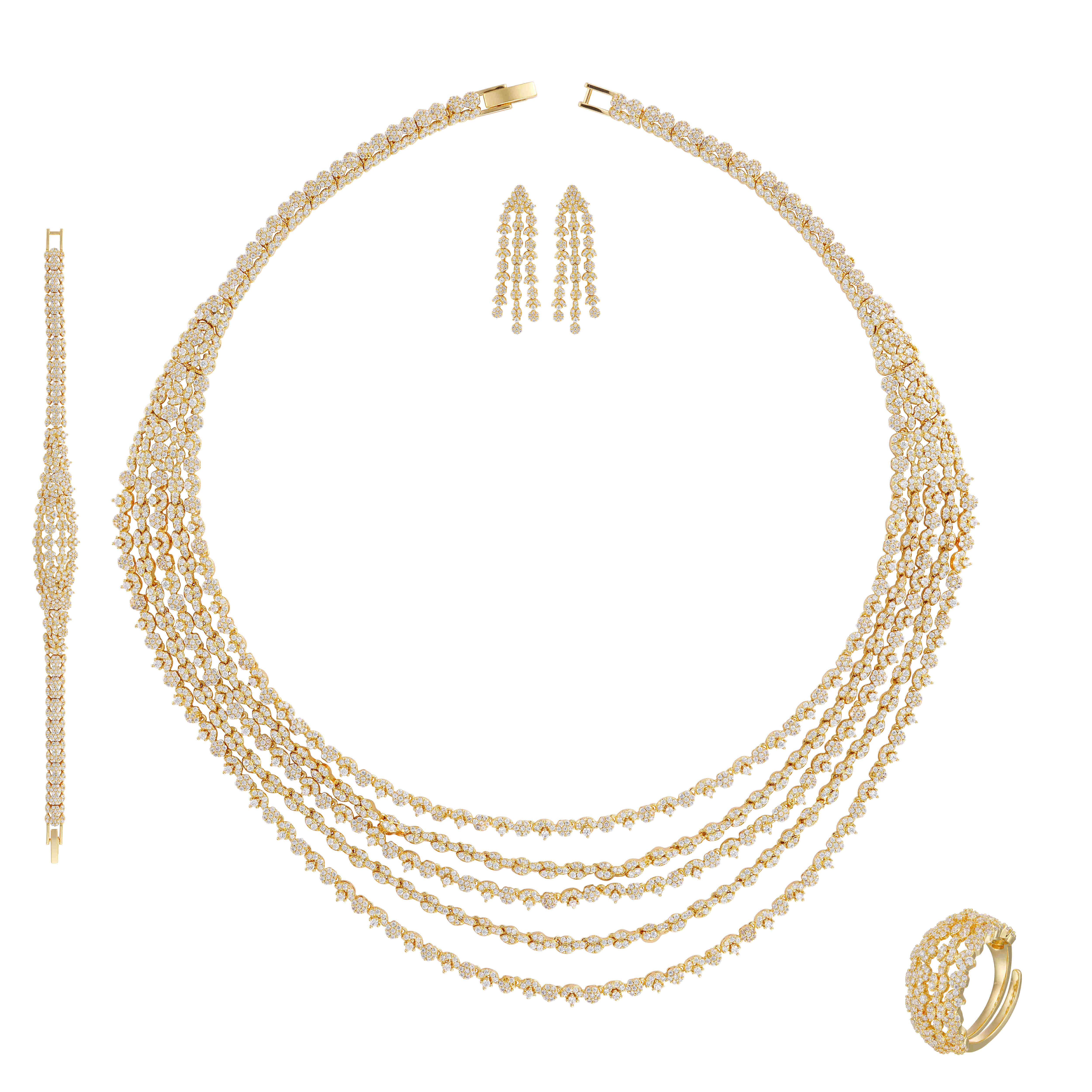 طـــقم - ذهبي ابيض - 0 image 0