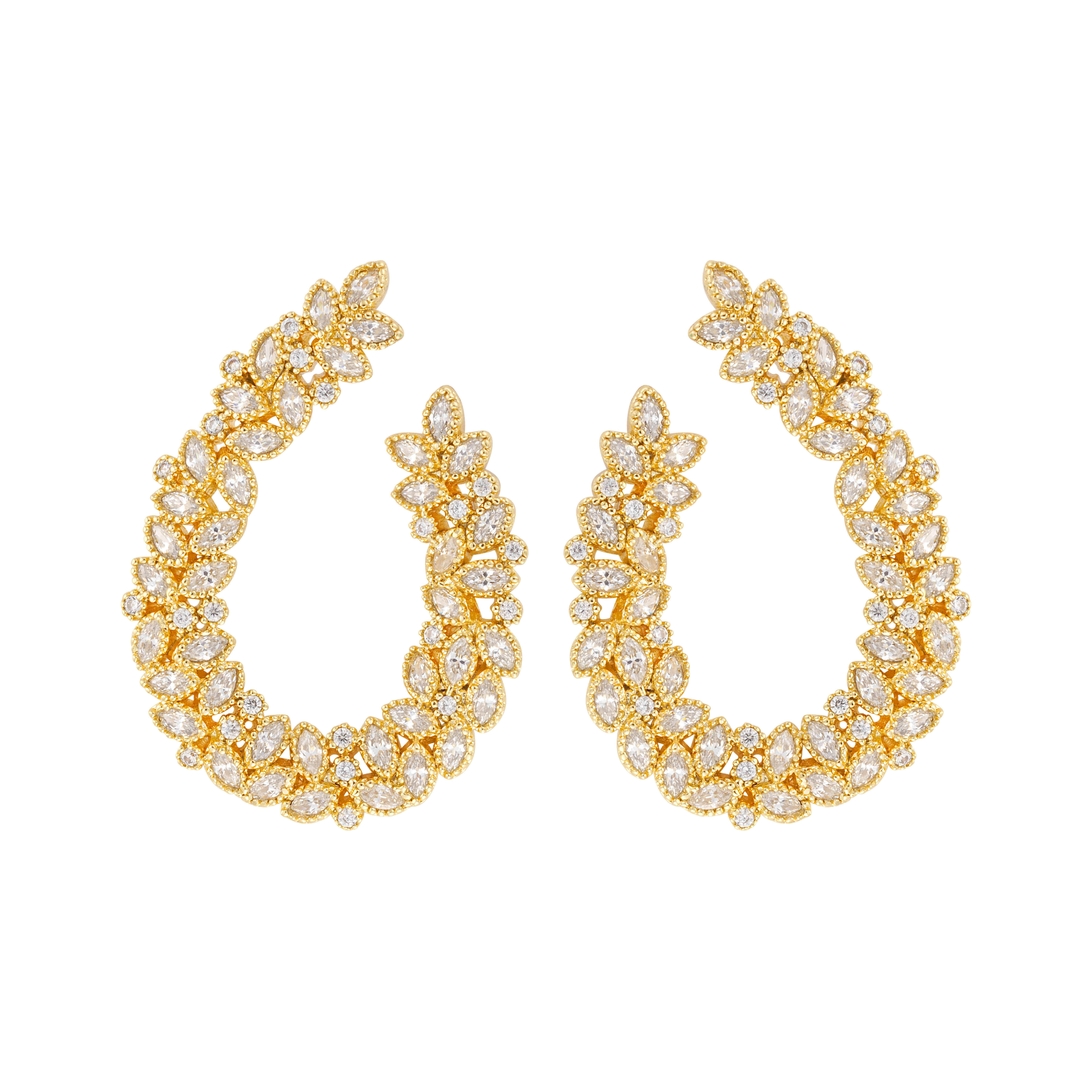 حلق - ذهبي ابيض - 0 image 0