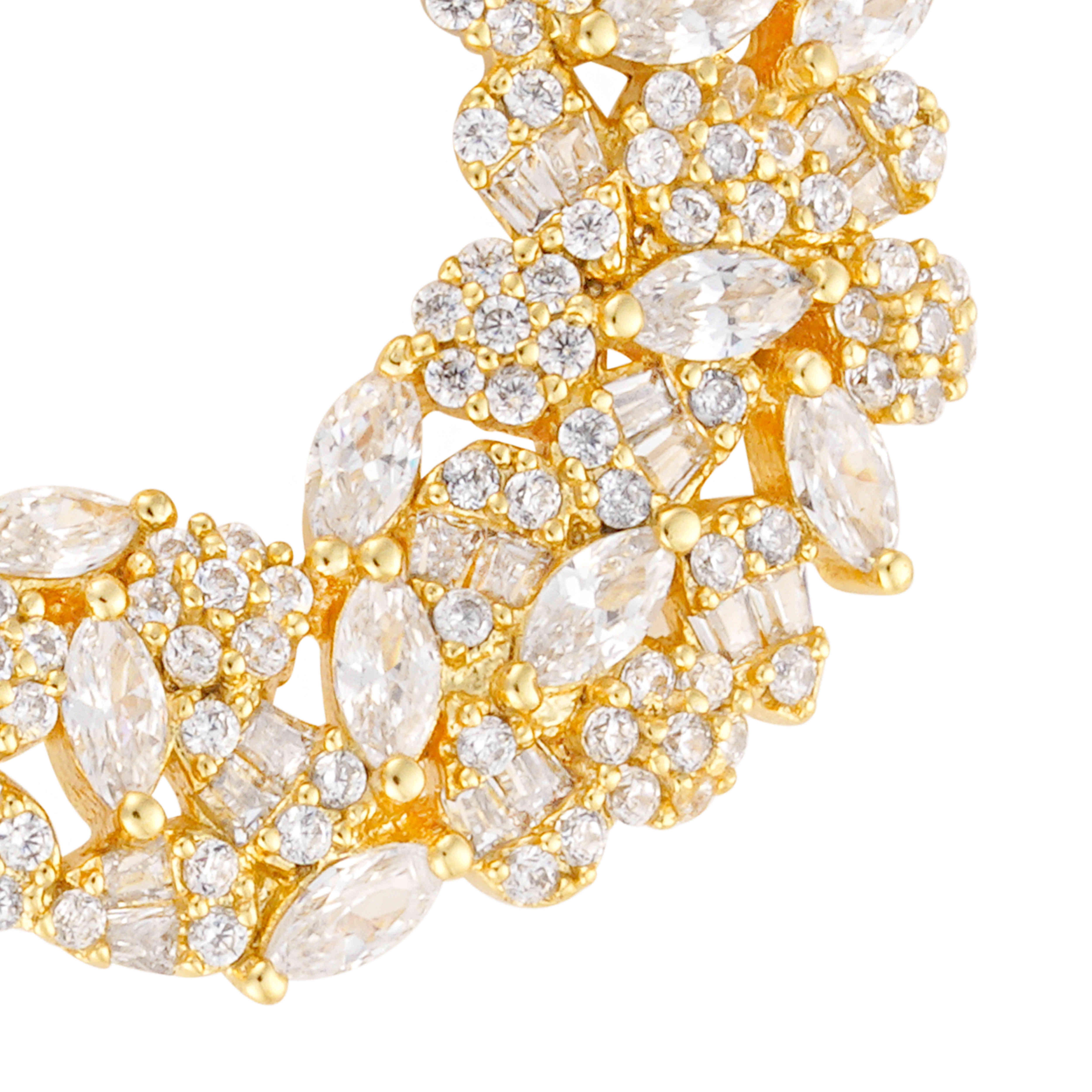 حلق - ذهبي ابيض - 0 image 1