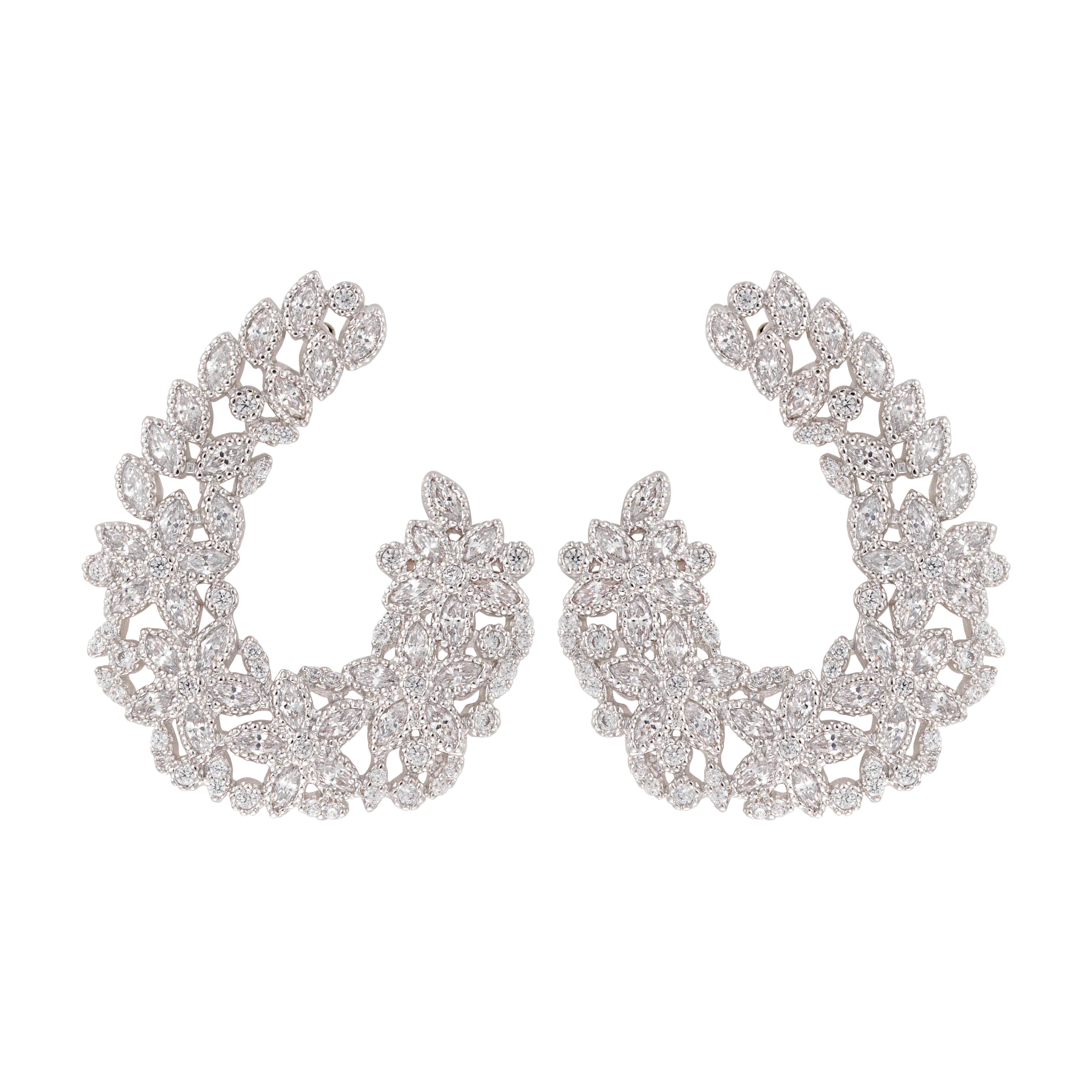 حلق - فضي ابيض - 0 image 0