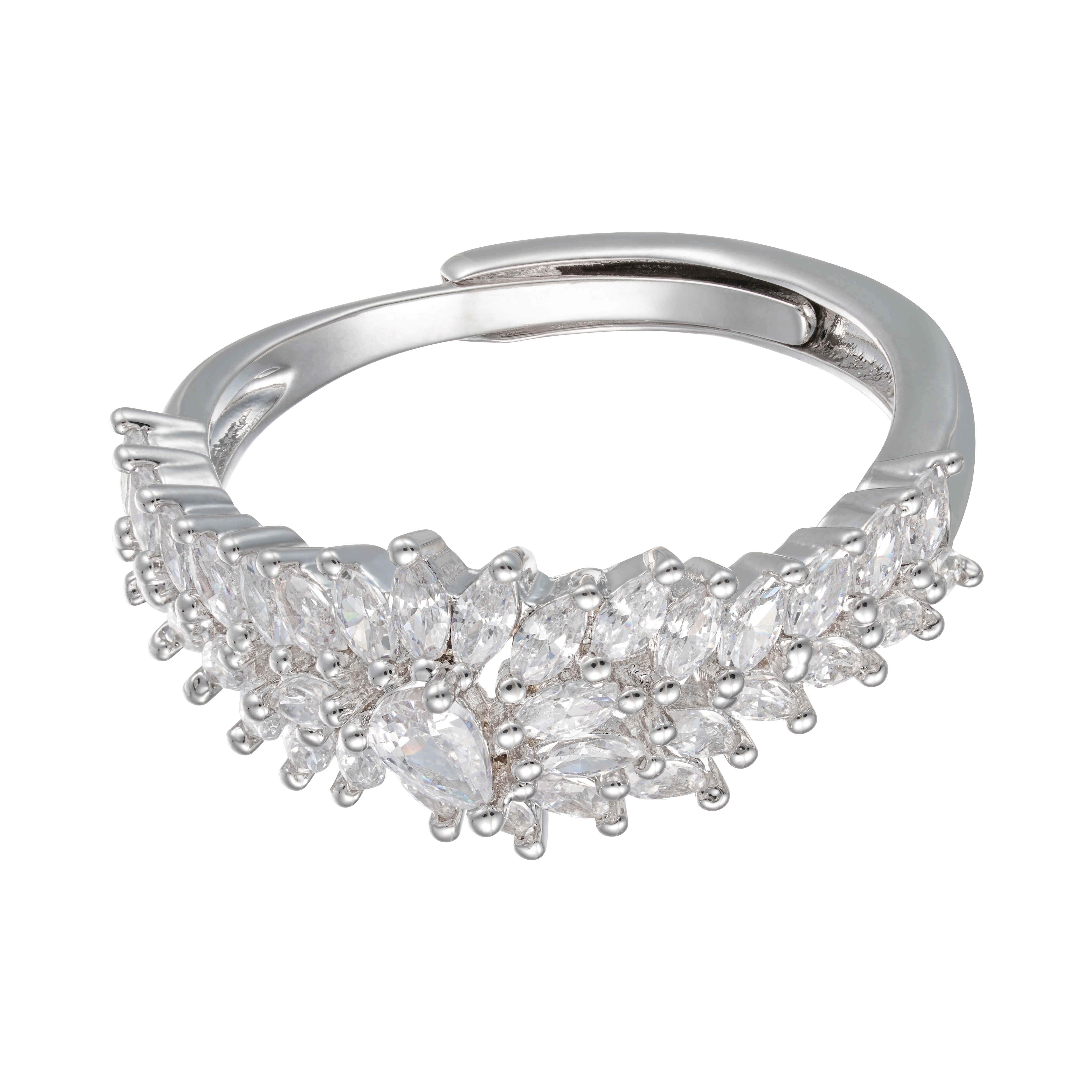 خاتم - فضي ابيض - 0 image 2