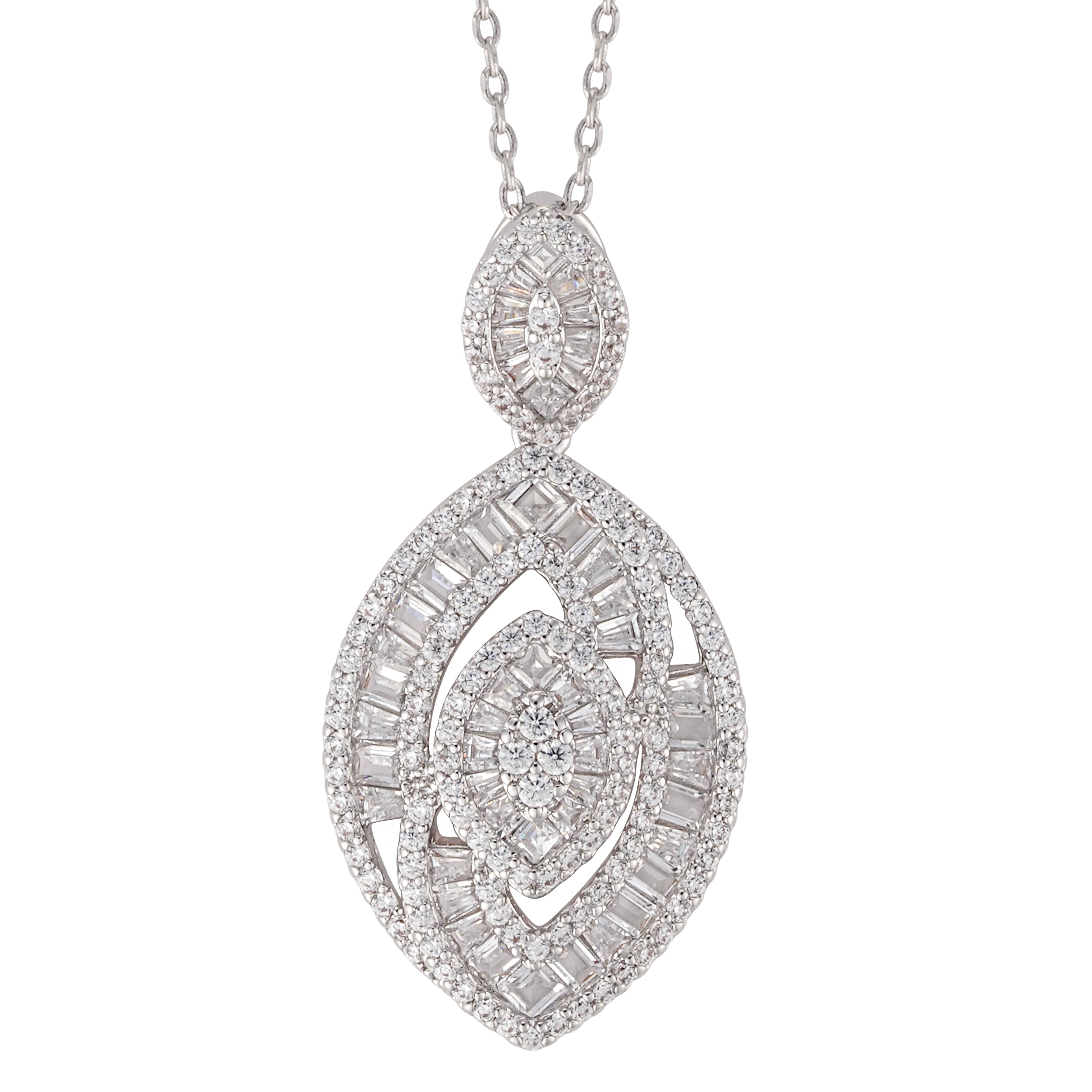 عقد - فضي ابيض - 0 image 1