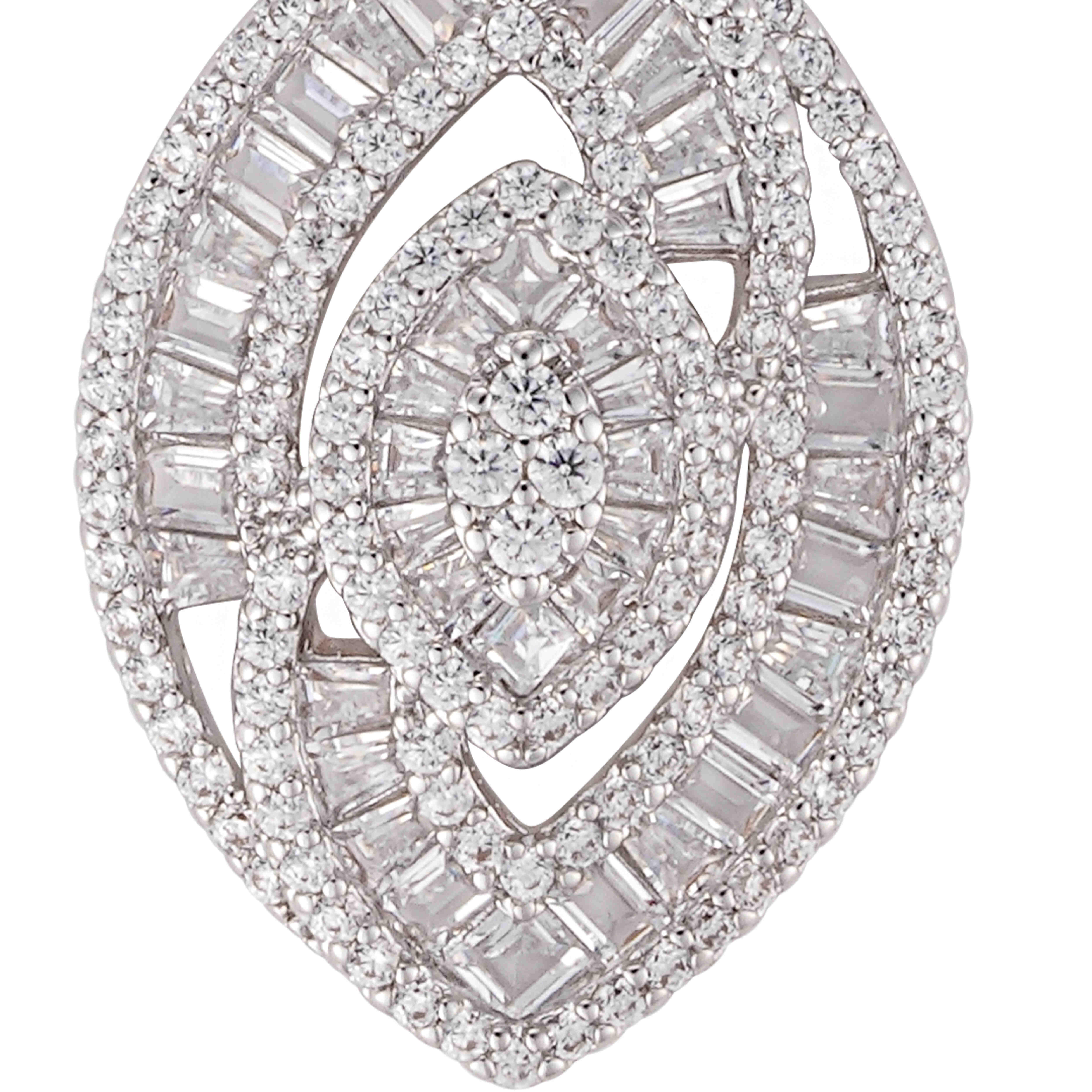 عقد - فضي ابيض - 0 image 2