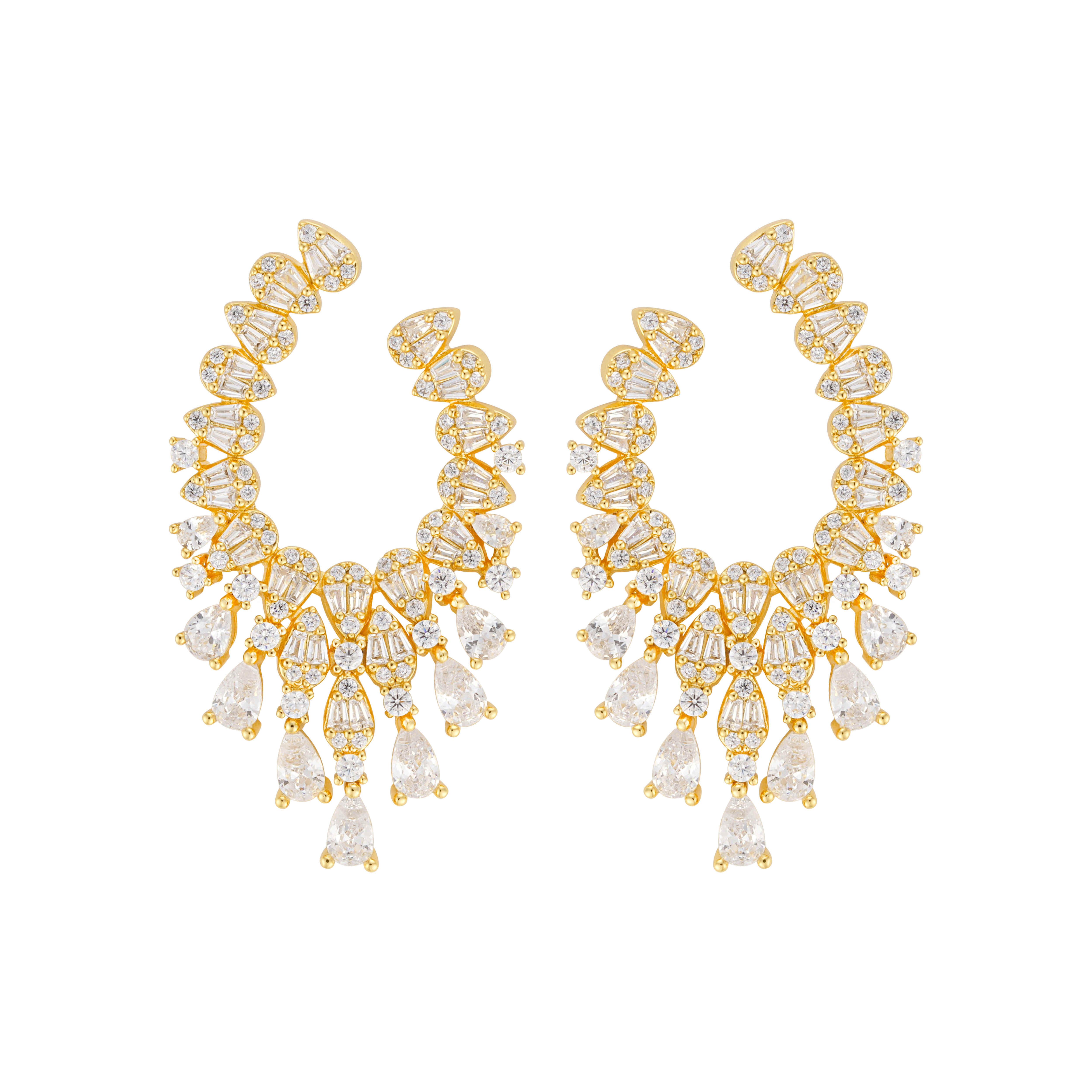 حلق - ذهبي ابيض - 0 image 0