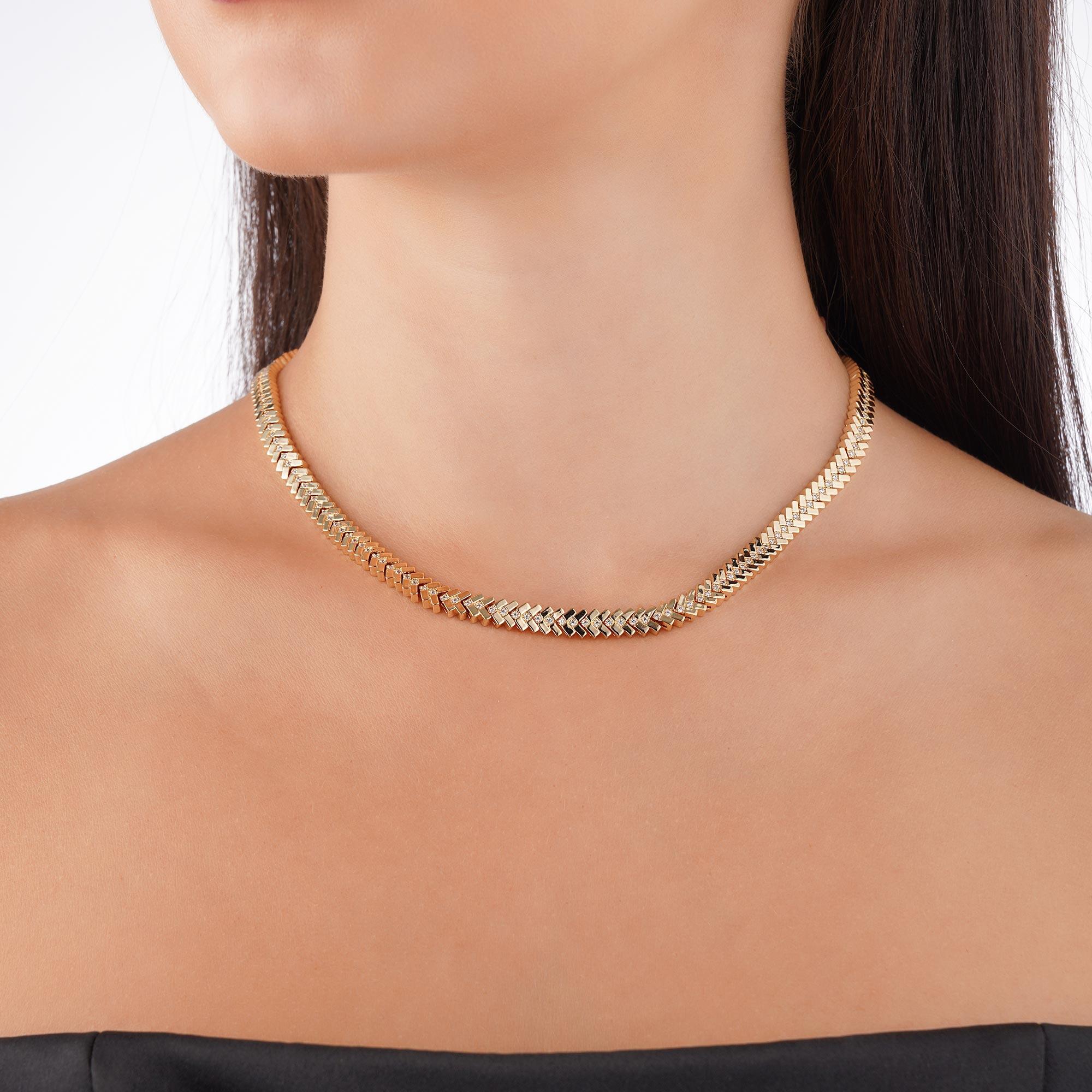 عقد - ذهبي ابيض - 0 image 0