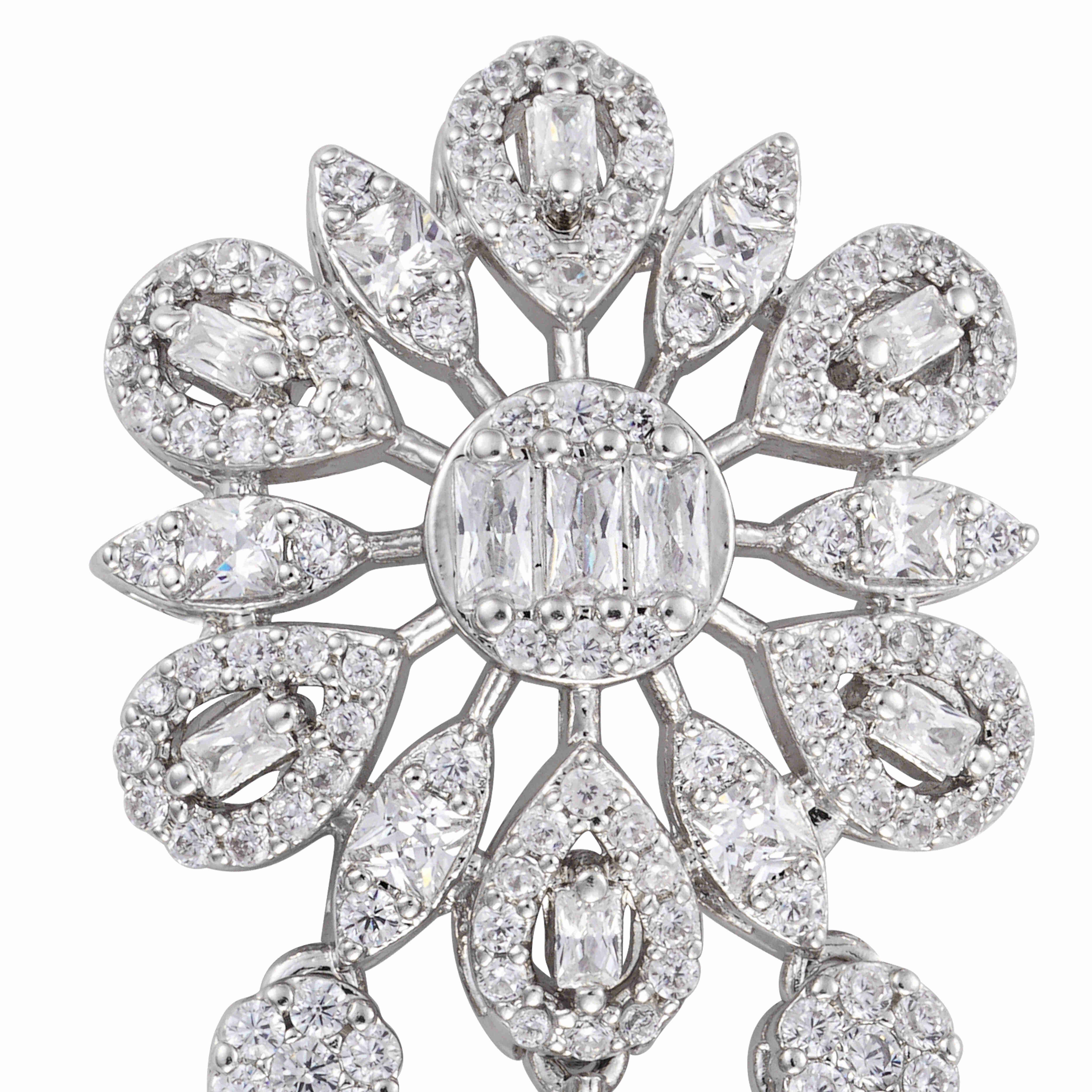 عقد فلورا زيركون للسهرات image 4