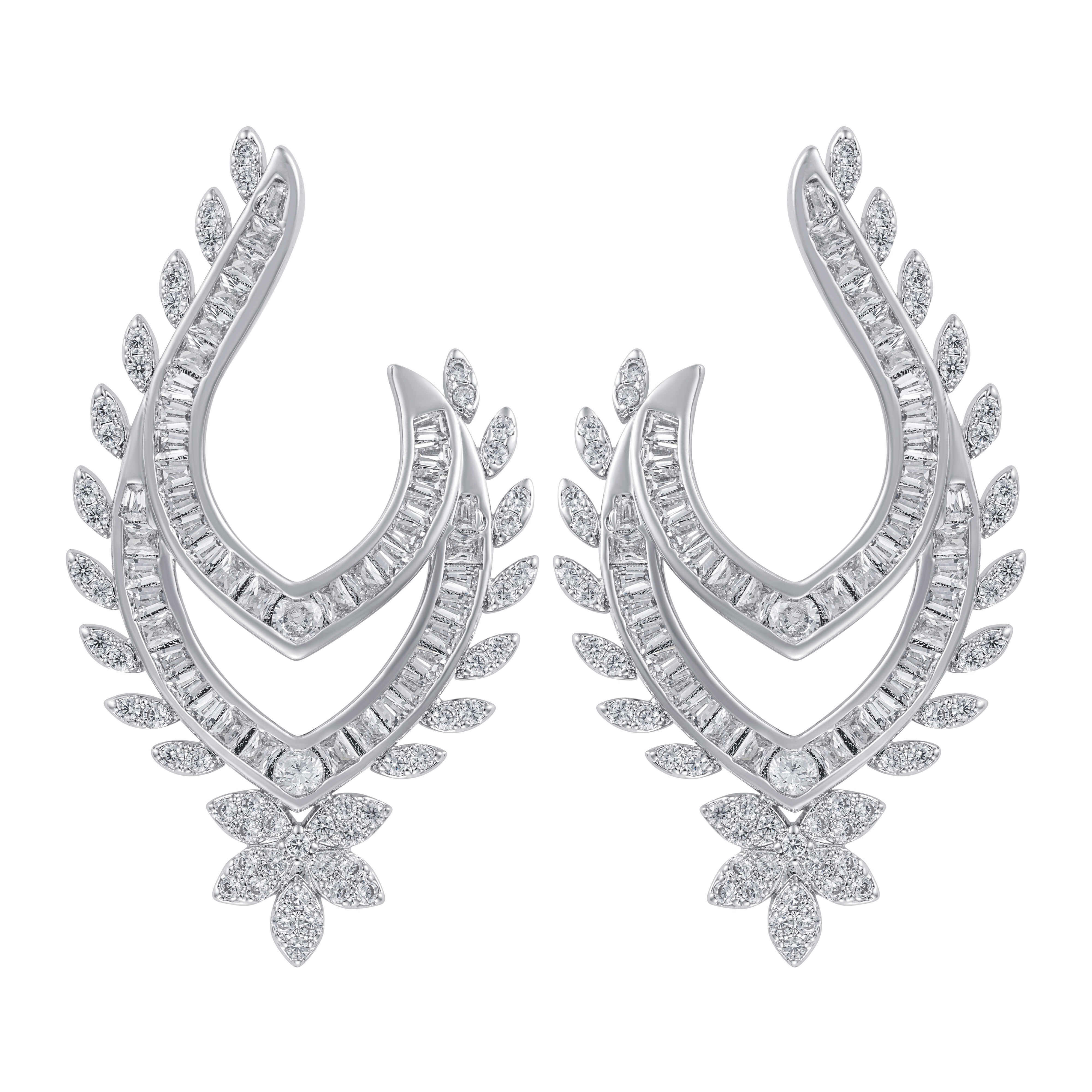 حلق - فضي ابيض - 0 image 0
