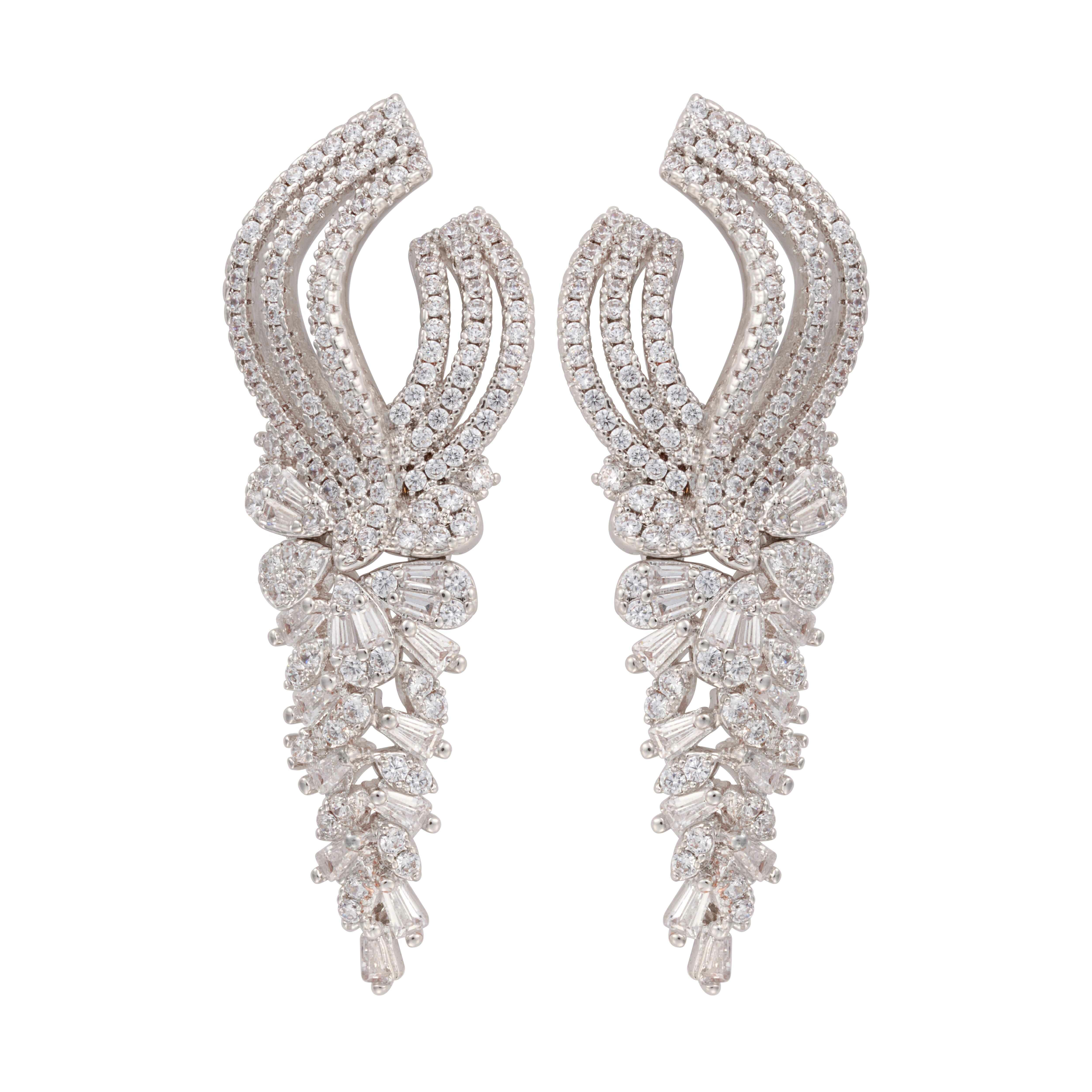 Earrings - Silver White - 0 image 0