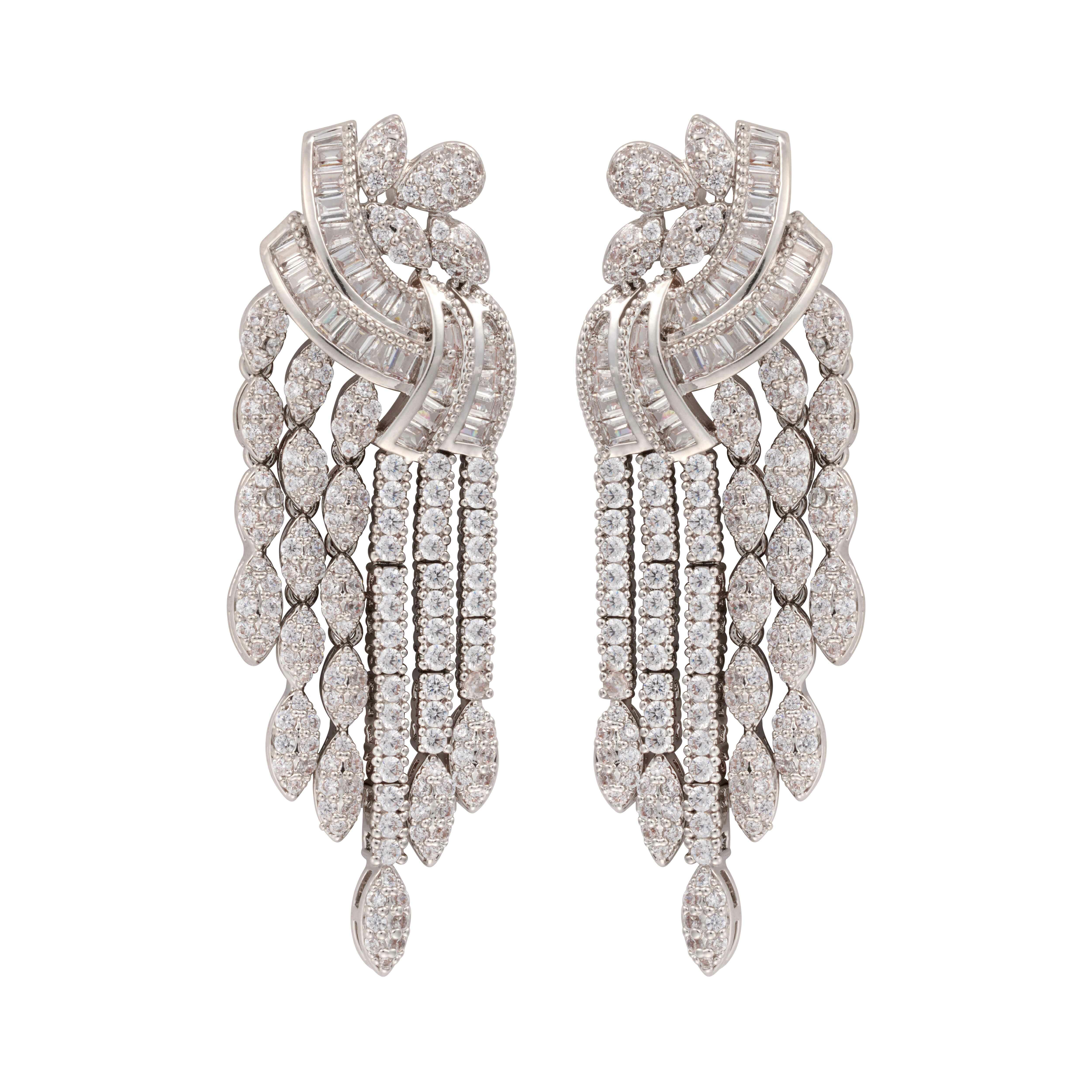 Earrings - Silver White - 0 image 0