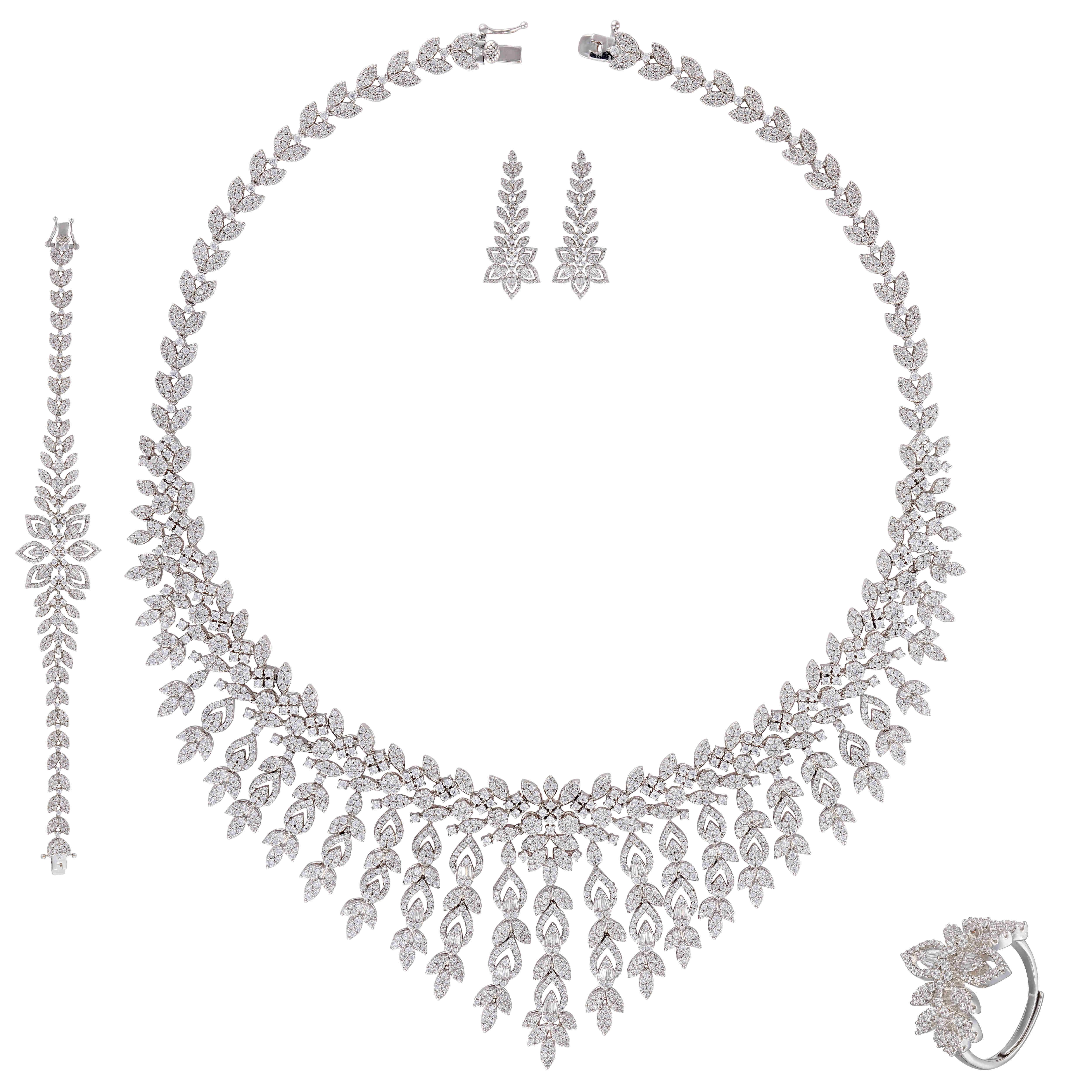 طـــقم - فضي ابيض - 0 image 0