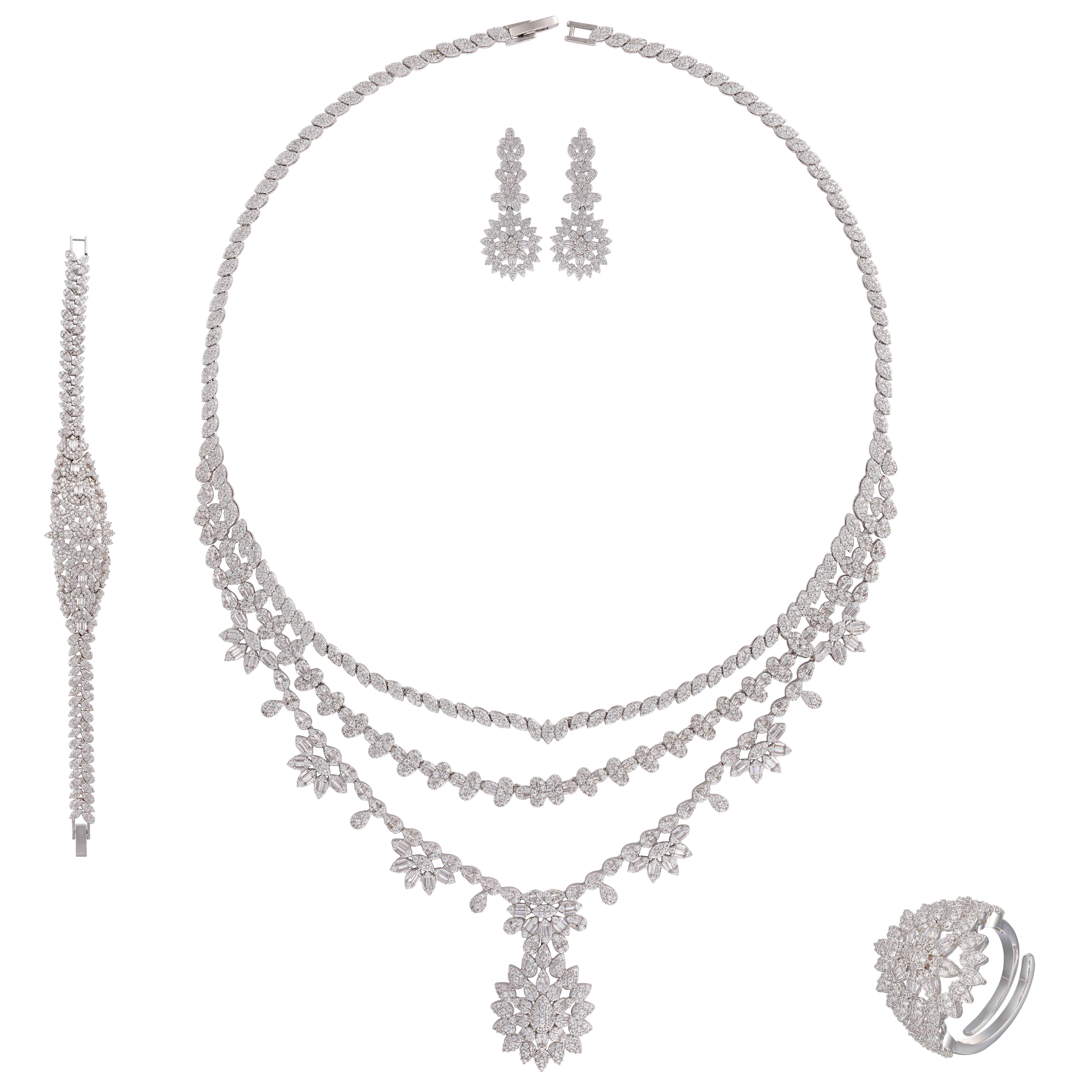 طـــقم - فضي ابيض - 0 image 0