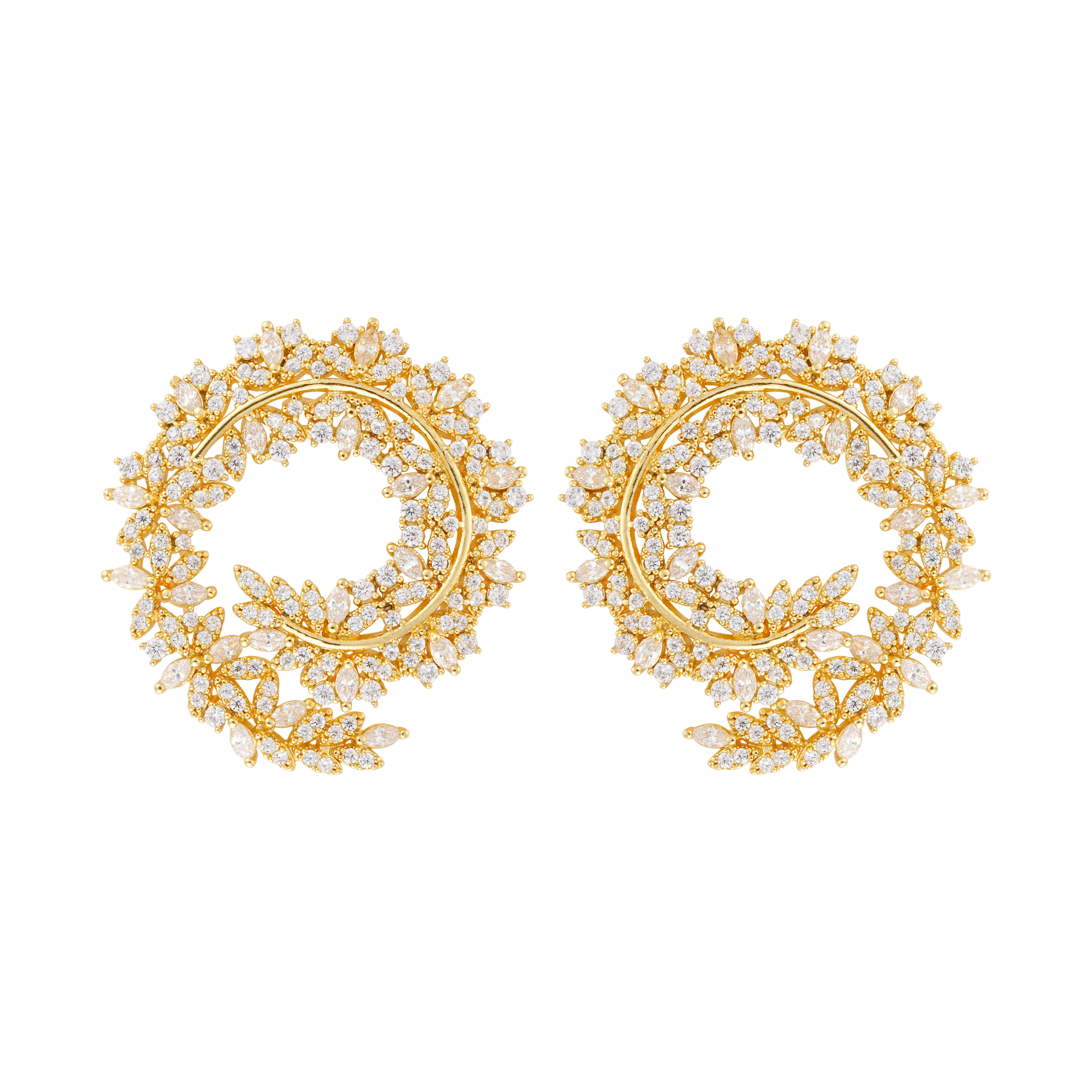 حلق - ذهبي ابيض - 0 image 0