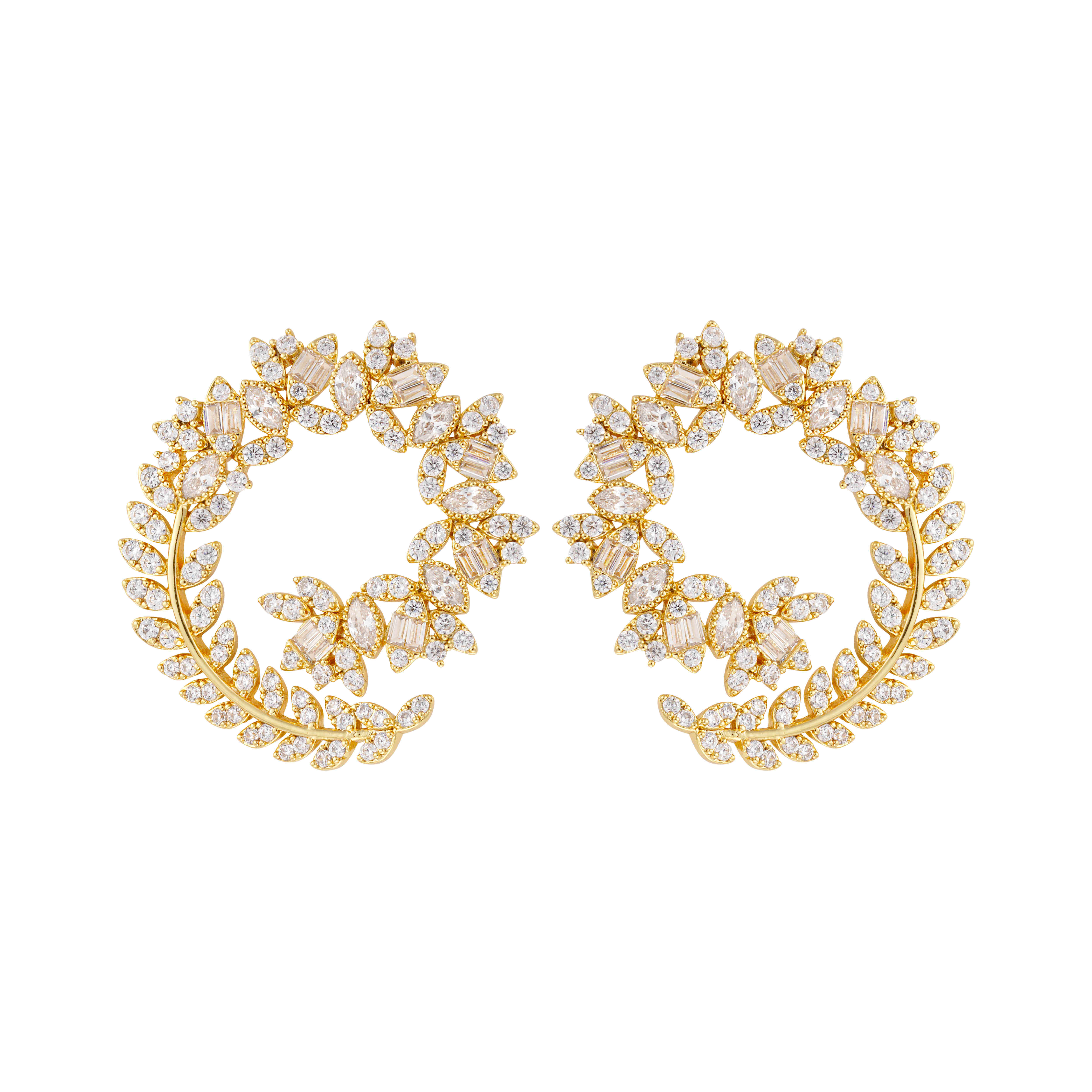 حلق - ذهبي ابيض - 0 image 0