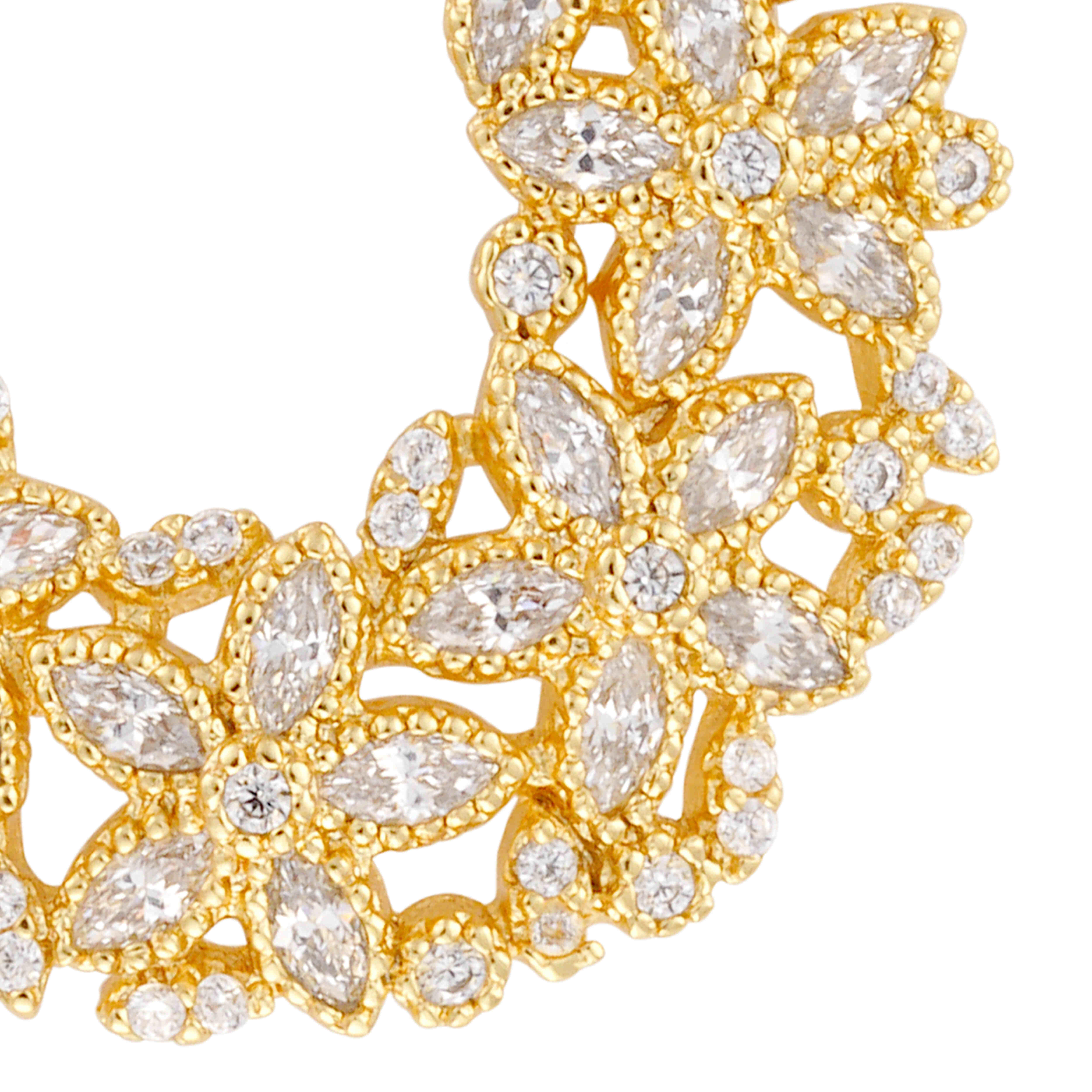 حلق - ذهبي ابيض - 0 image 1