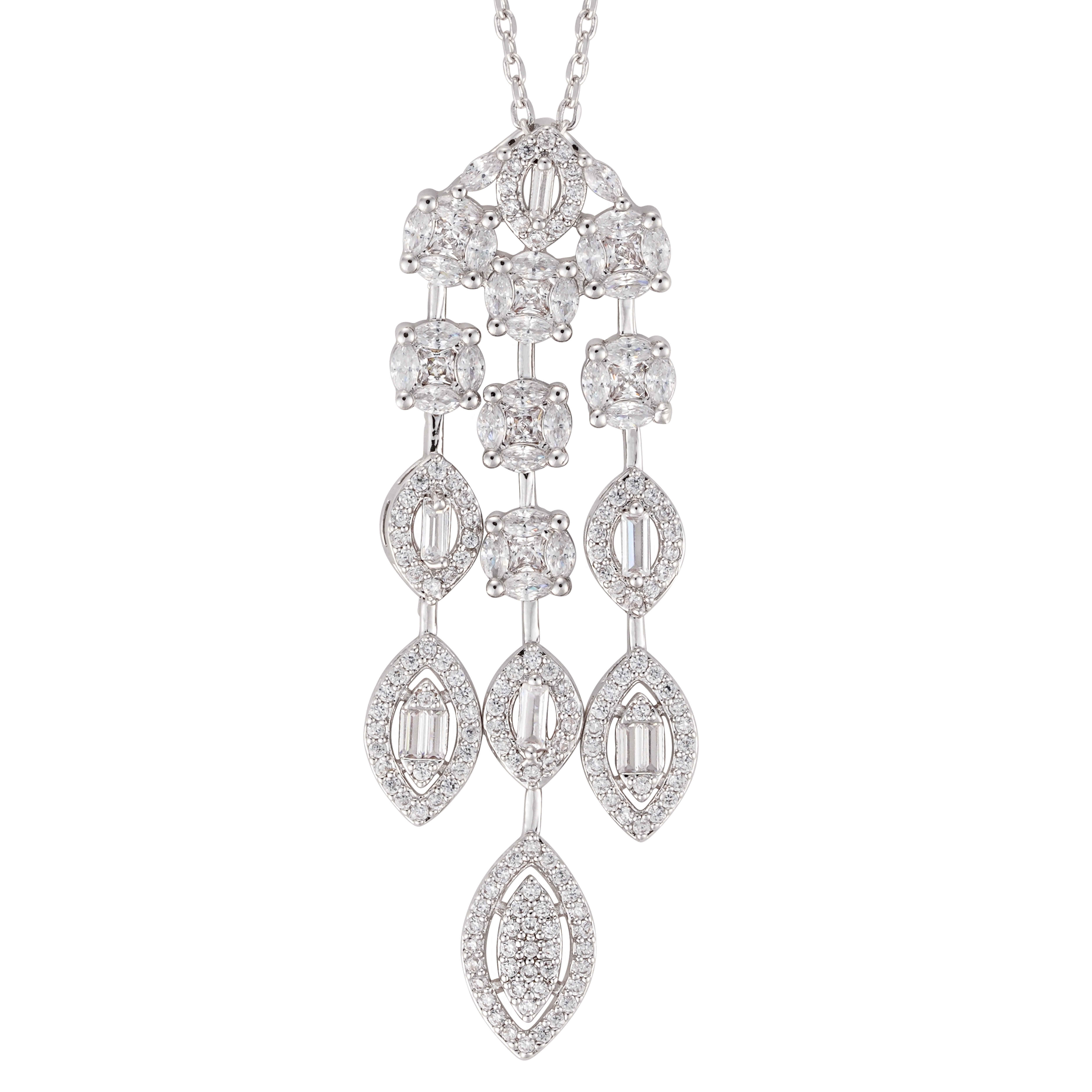 عقد - فضي ابيض - 0 image 1