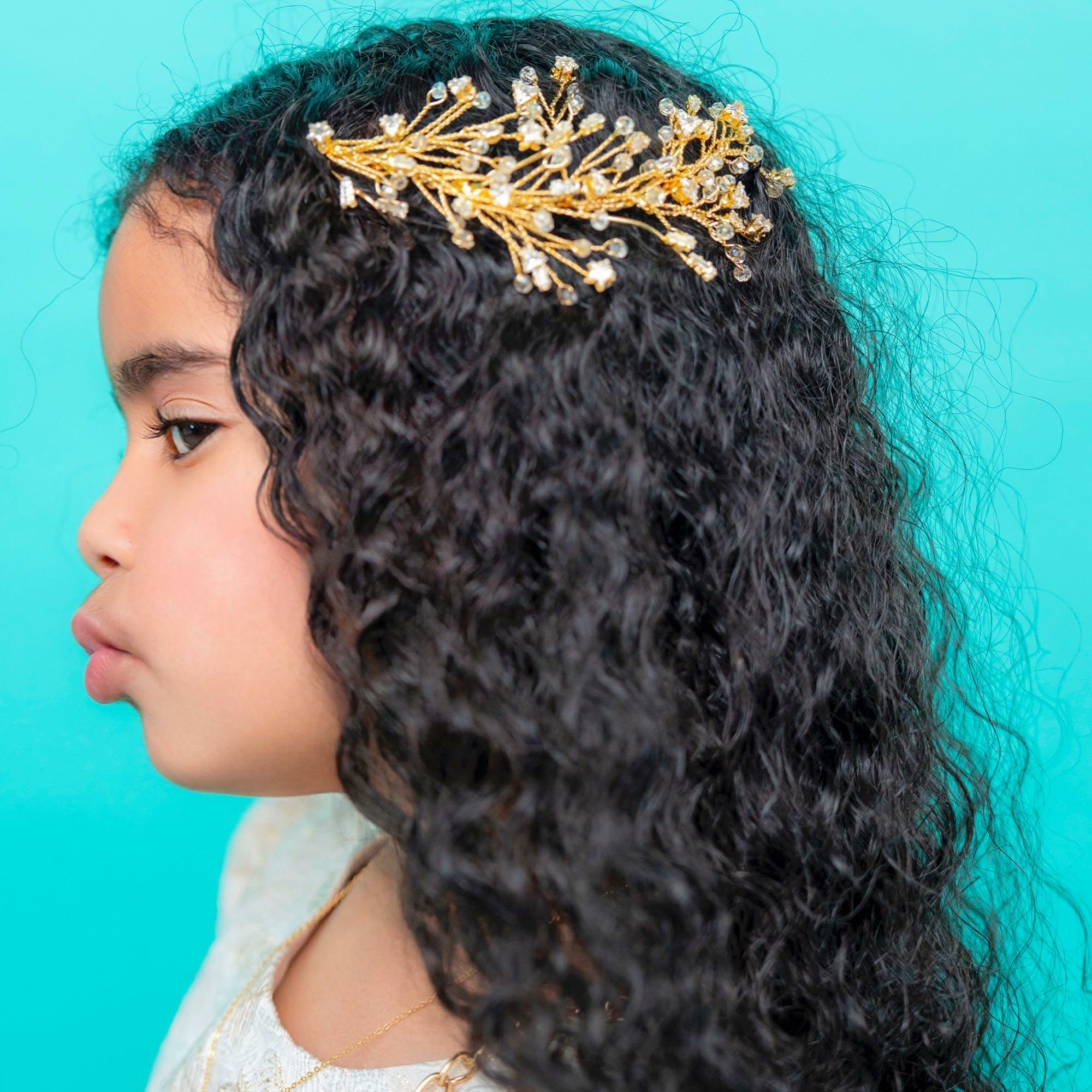 زينة شعر مرصعة بالكريستال image 0