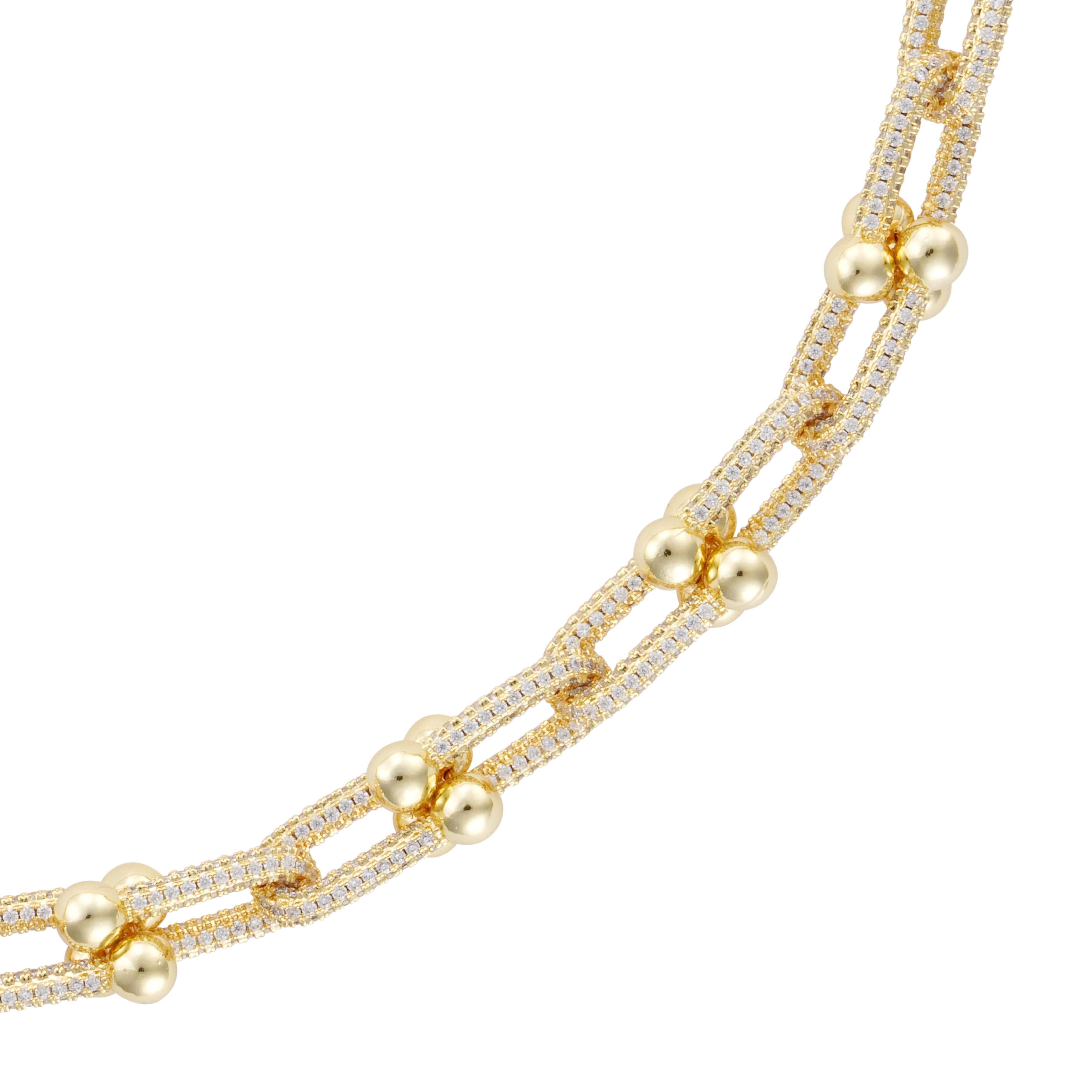 Necklace - Gold White - 0 image 1