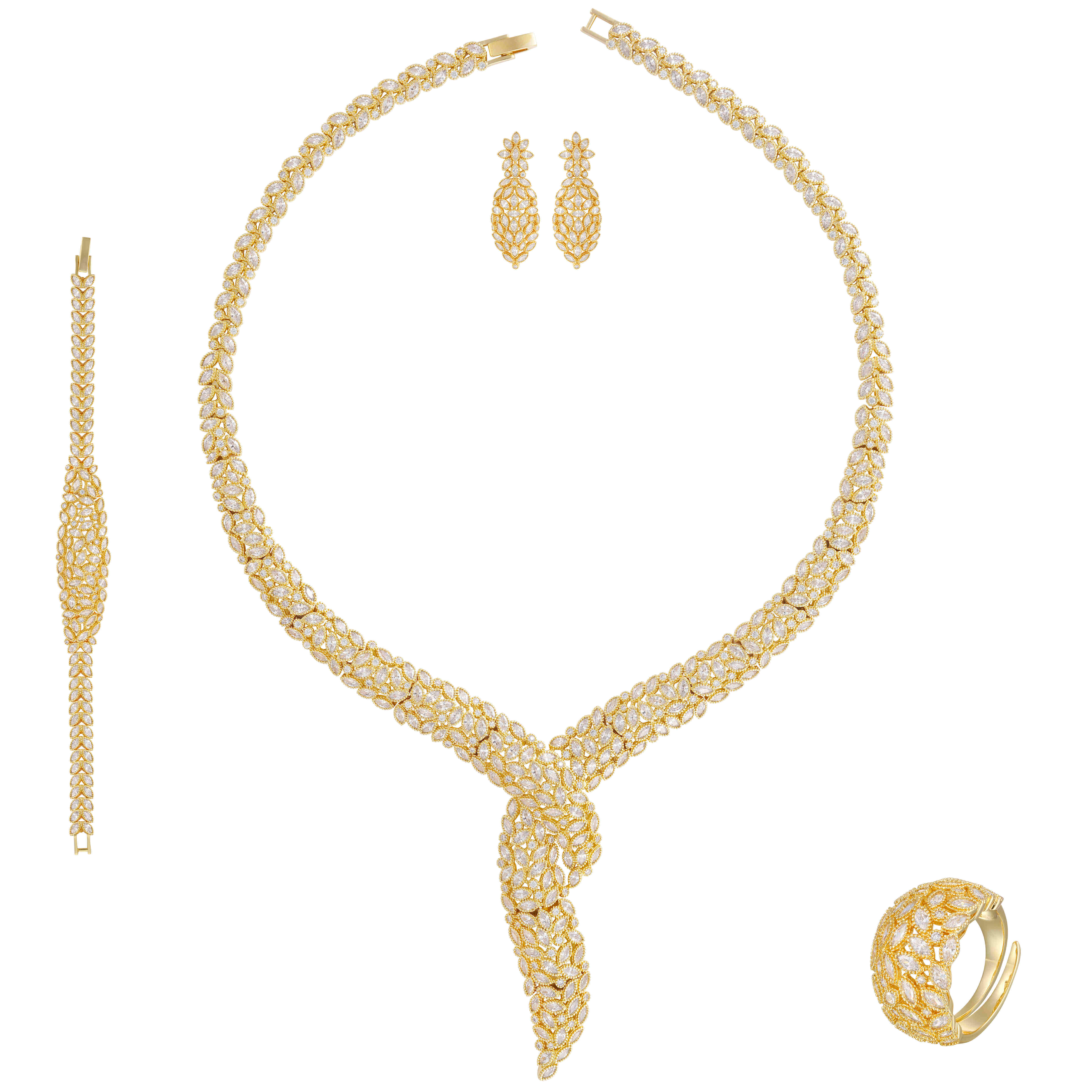 طـــقم - ذهبي ابيض - 0 image 0