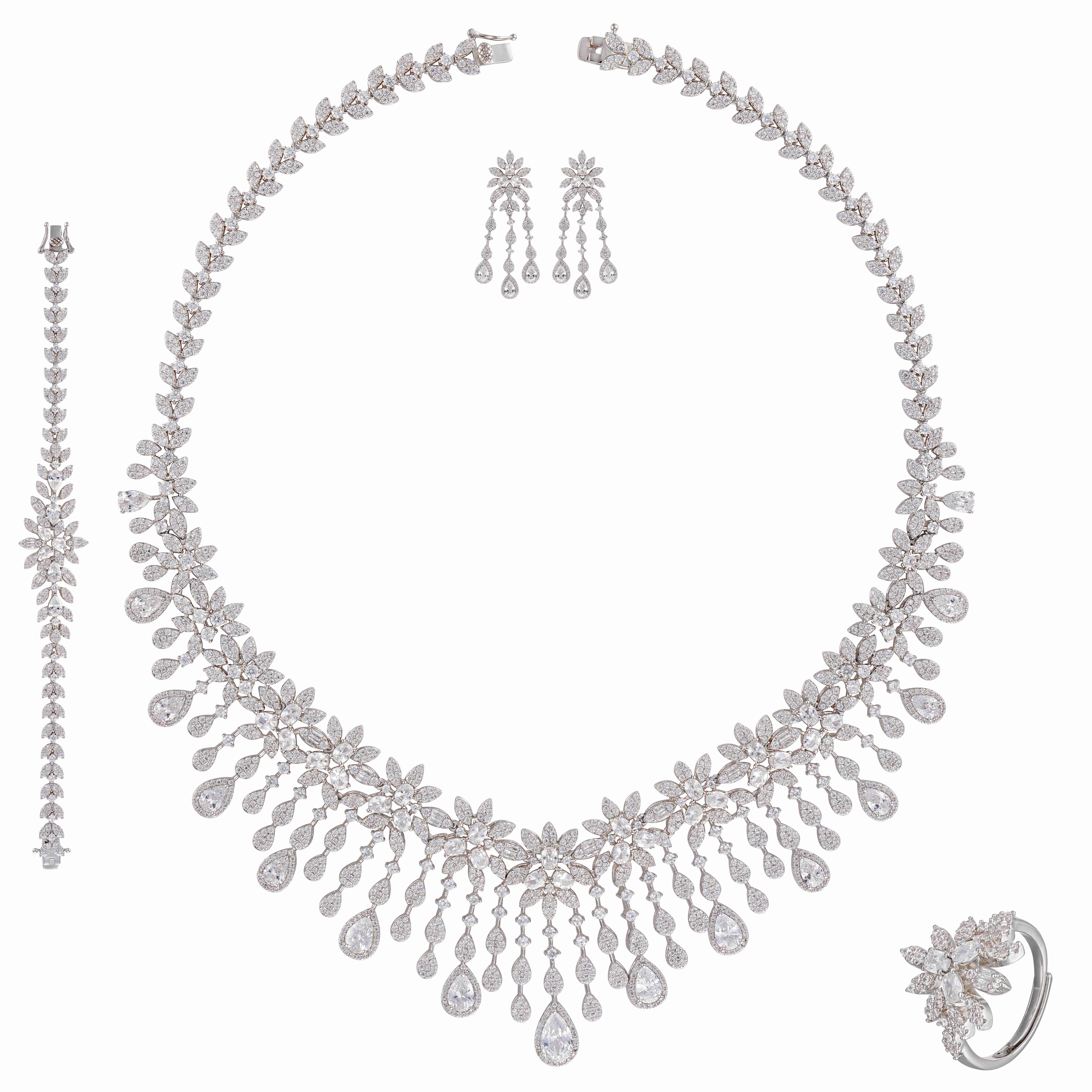 طـــقم - فضي ابيض - 0 image 0