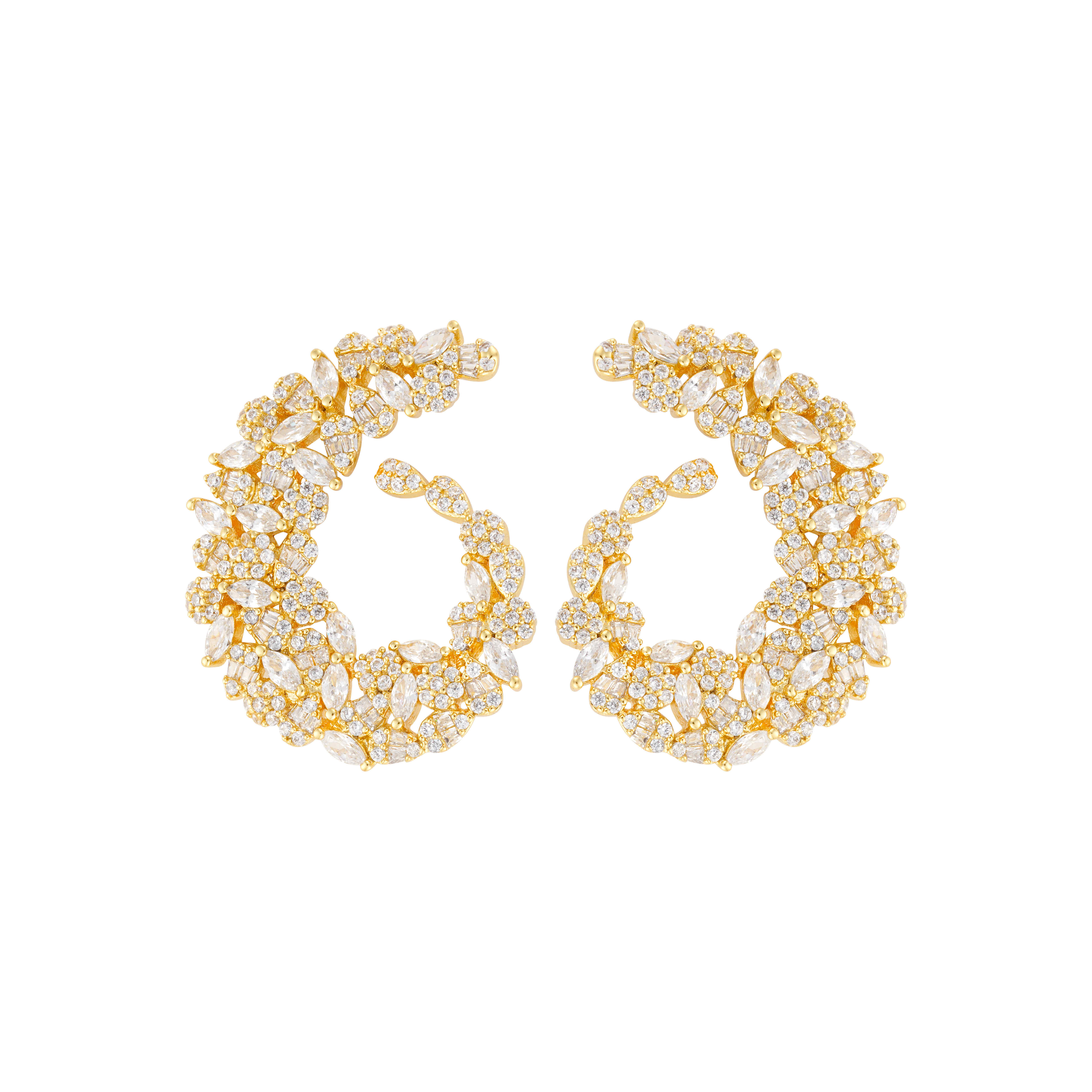 حلق - ذهبي ابيض - 0 image 0