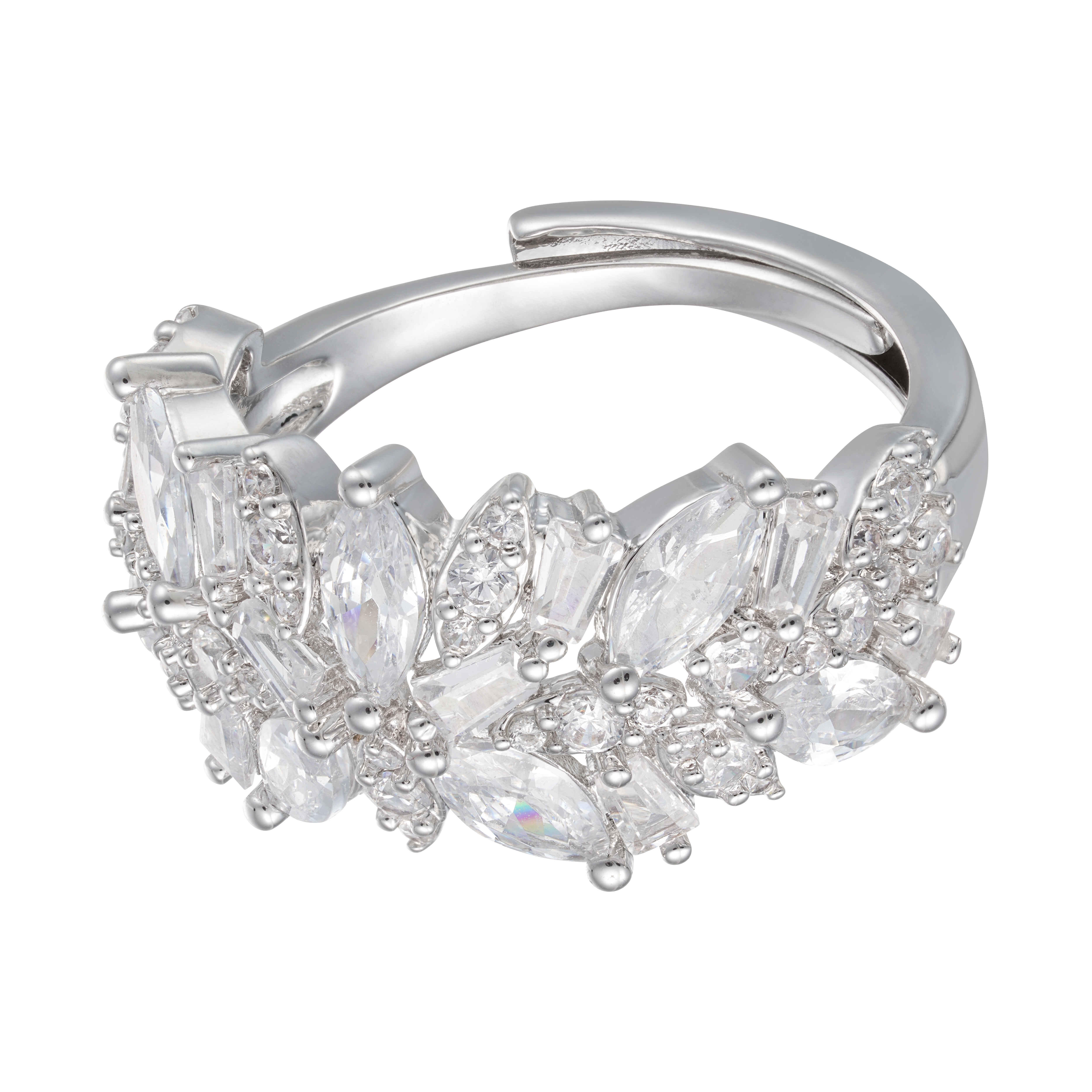 خاتم - فضي ابيض - 0 image 2