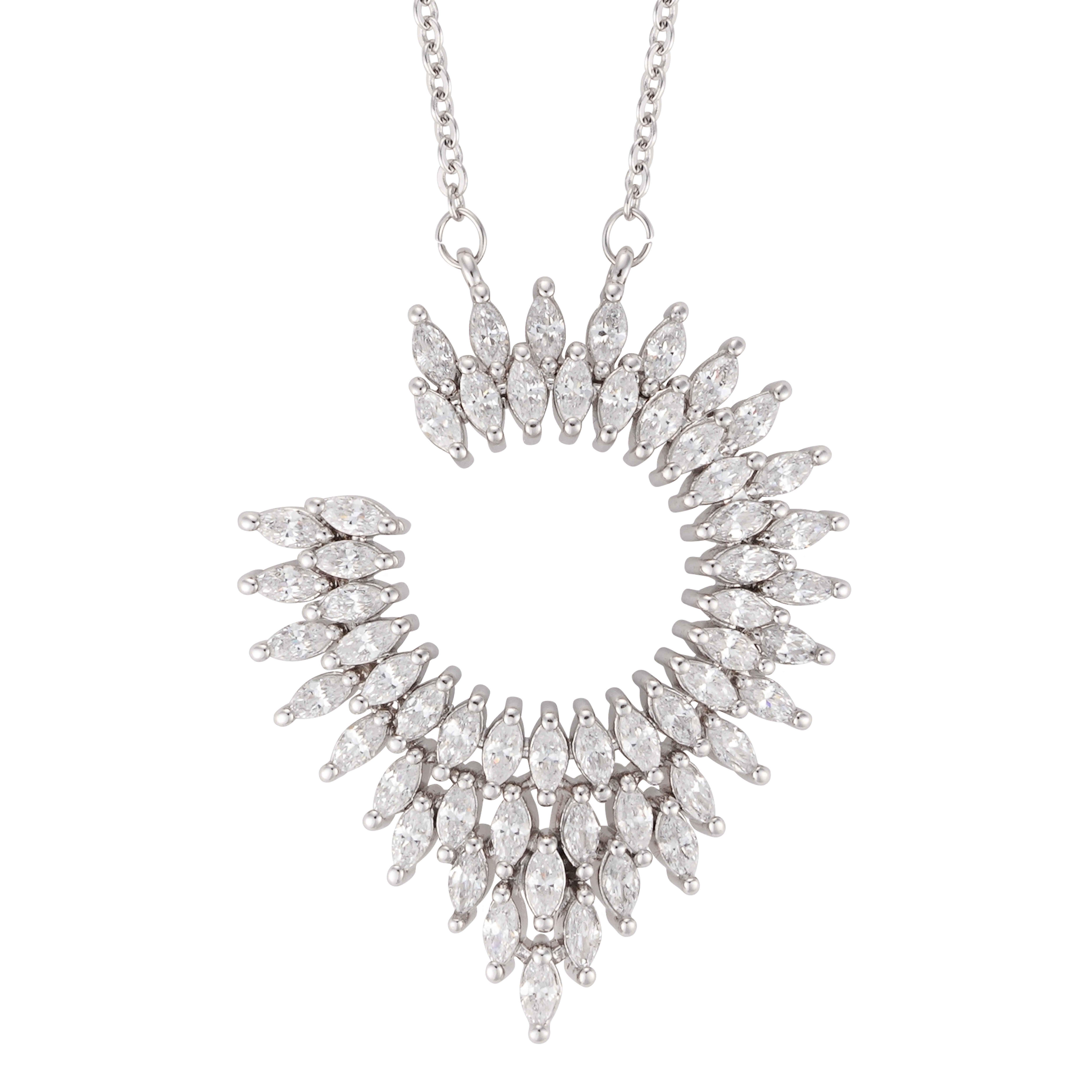 عقد - فضي ابيض - 0 image 1