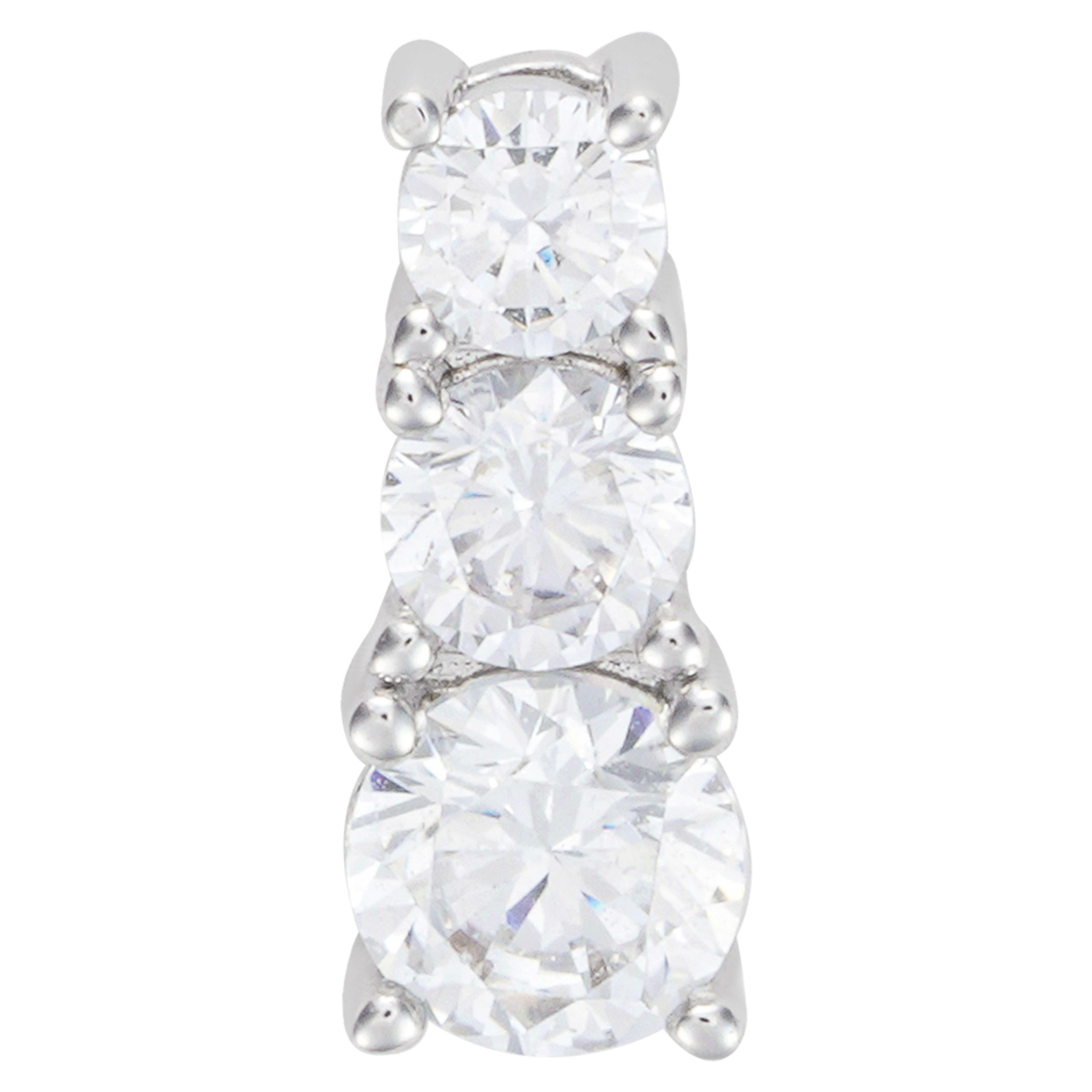 حلق كريستال ثلاثي الأحجار image 1