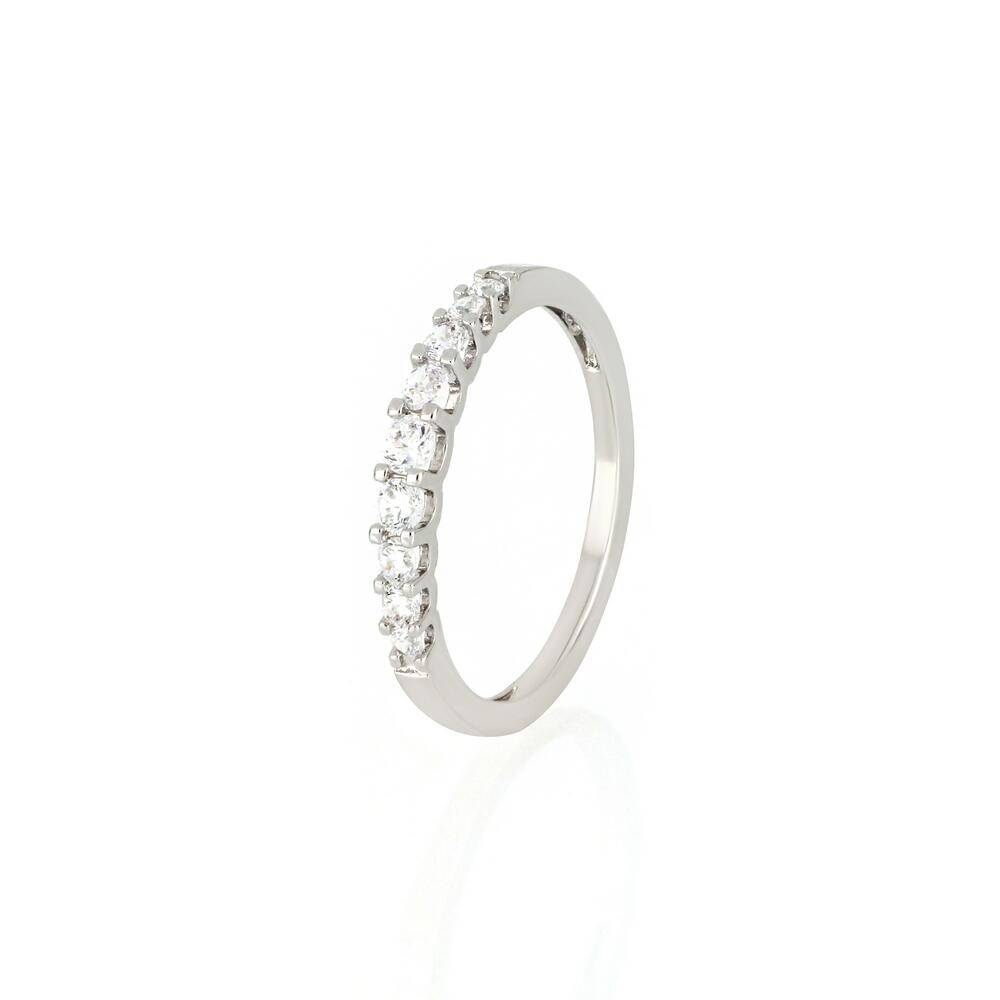 Zircon Ring-Silver/White image 0