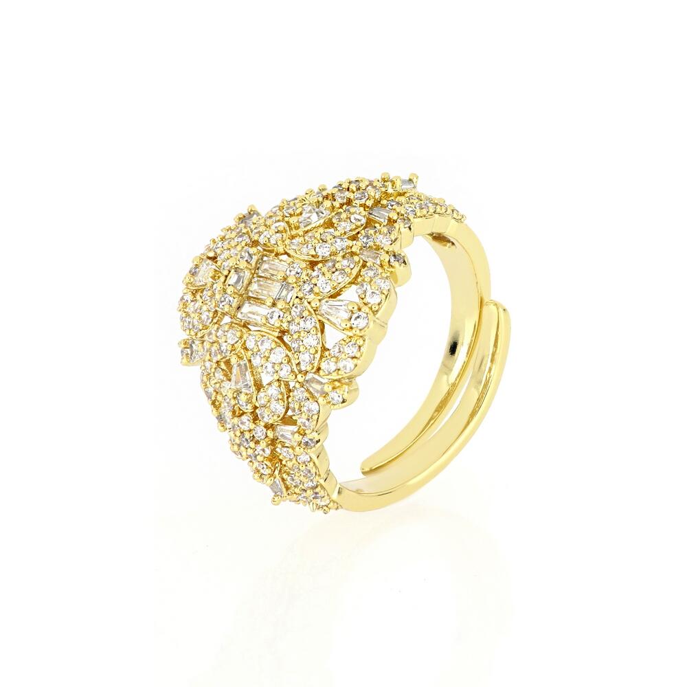 Zircon Ring-Gold/White image 0