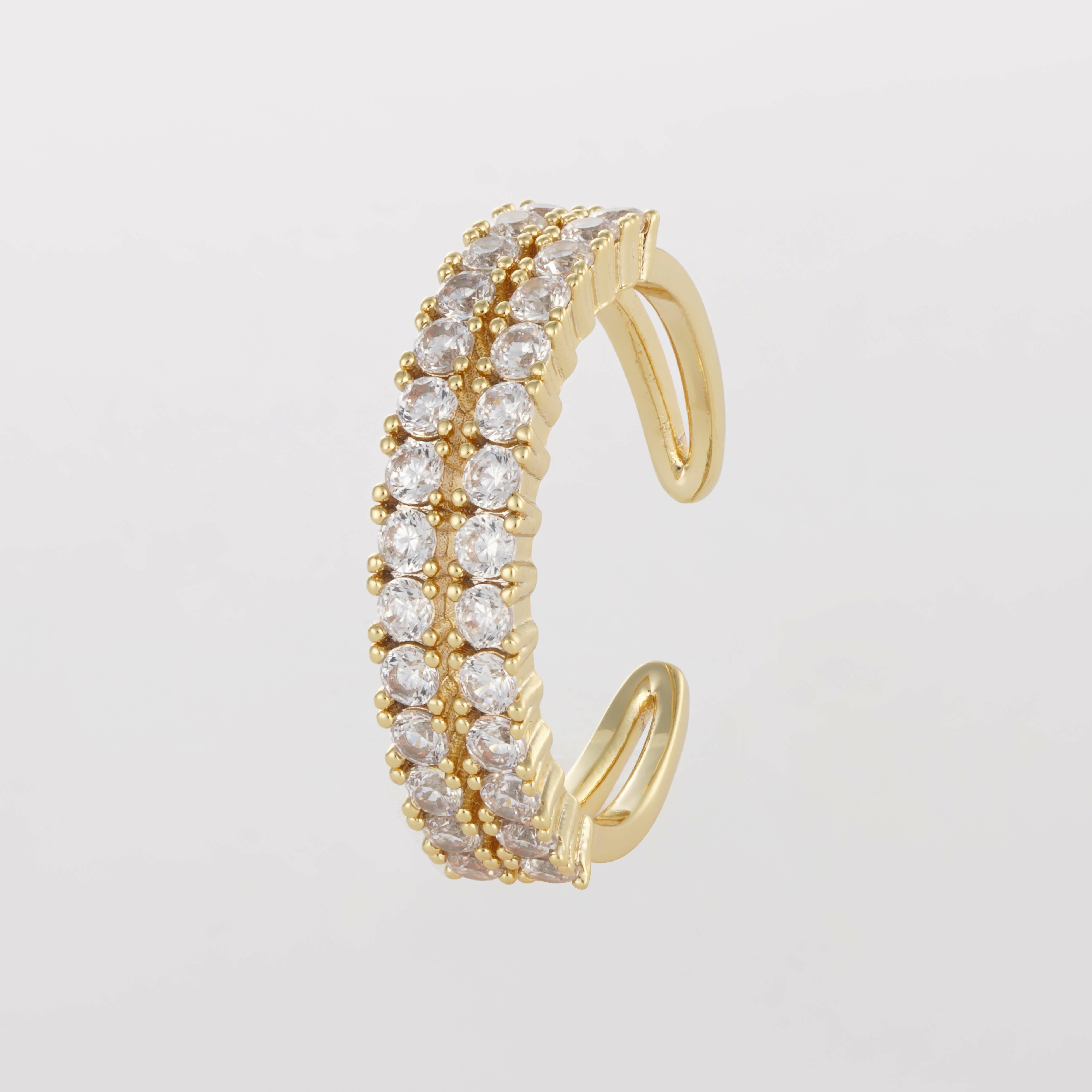 Zircon Ring-Gold/White image 1