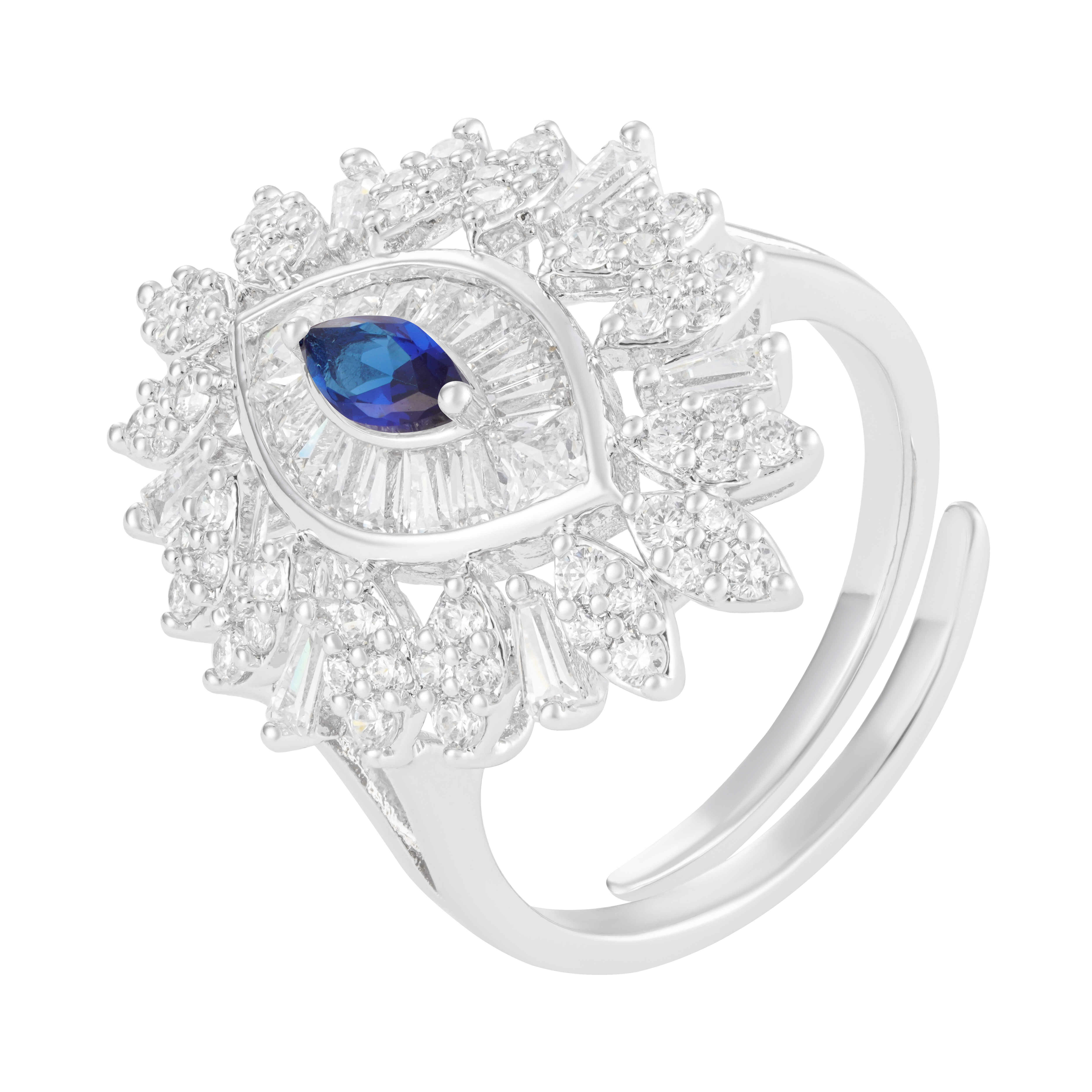 خاتم - Silver Dark Blue - 0 image 0