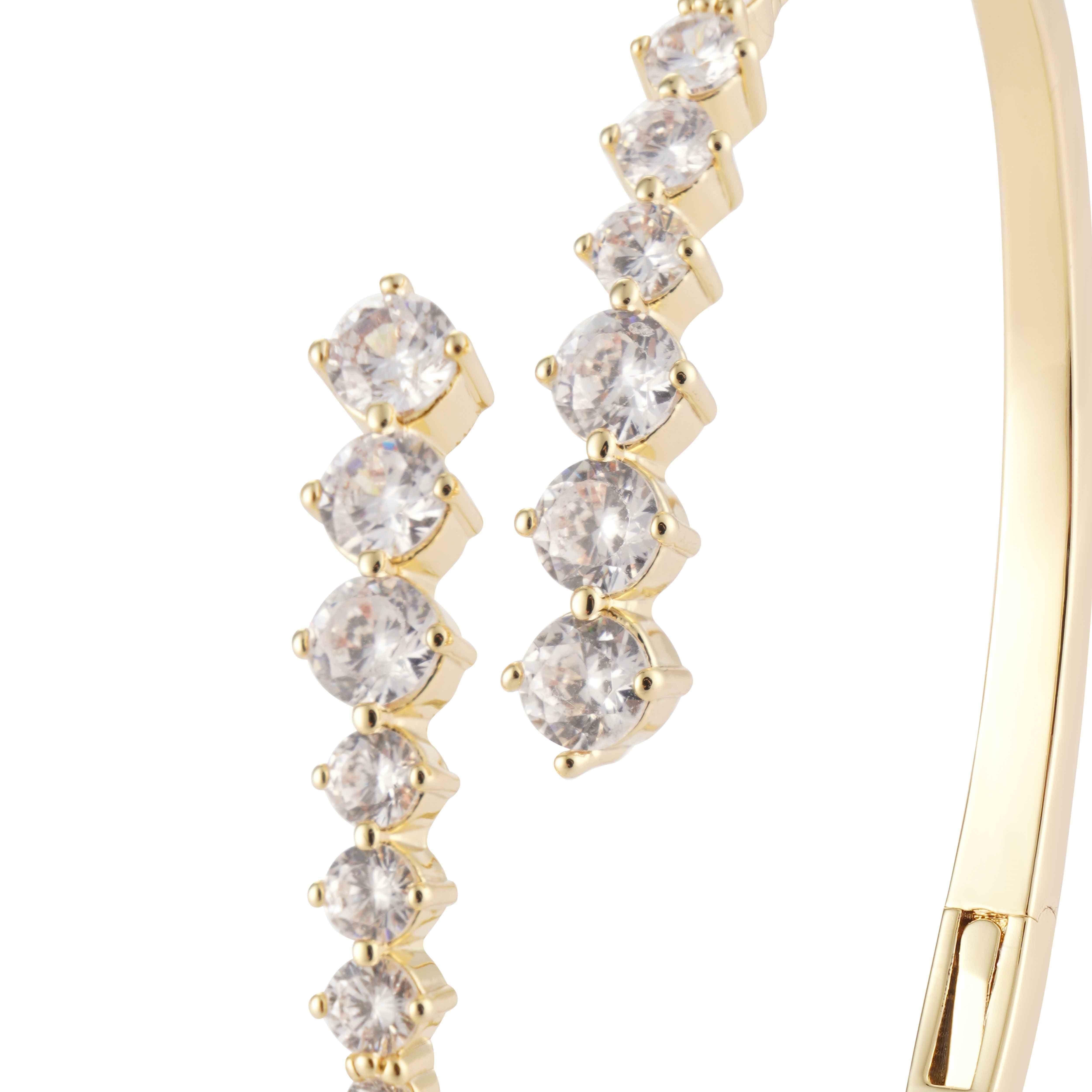 Gold Toned Round Bangle image 1