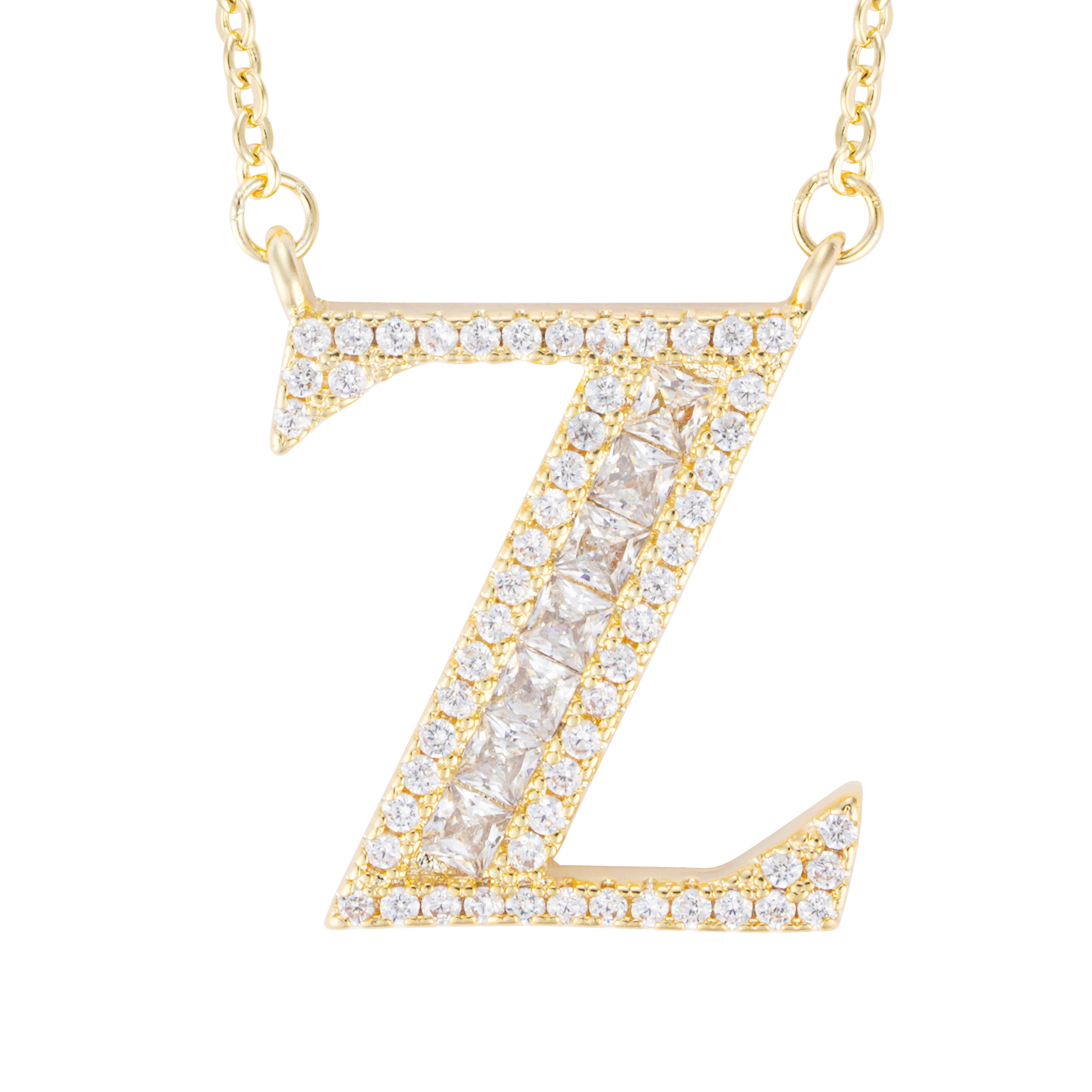 عقد - ذهبي ابيض - Z image 1