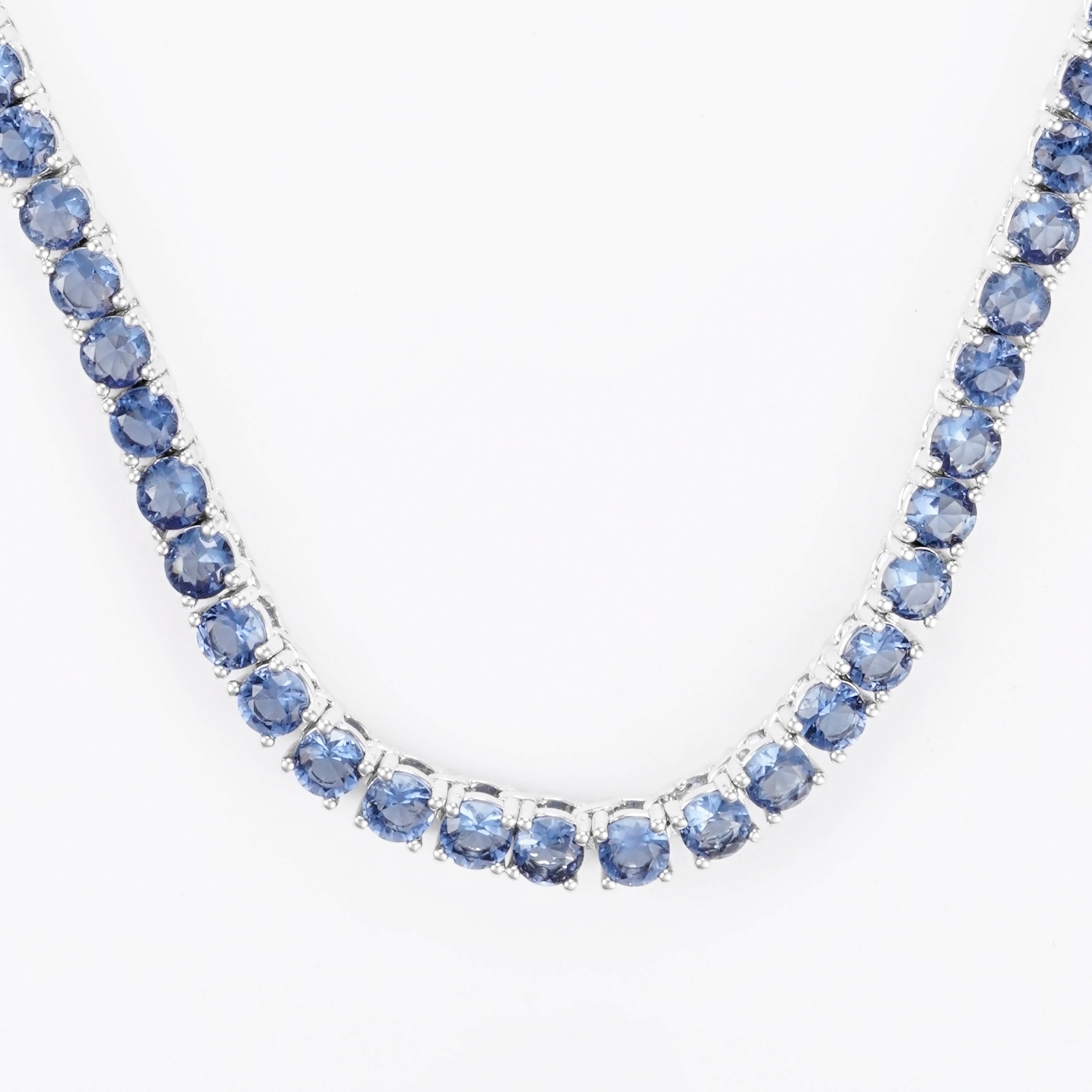 عقد - Silver Dark Blue - 0 image 1